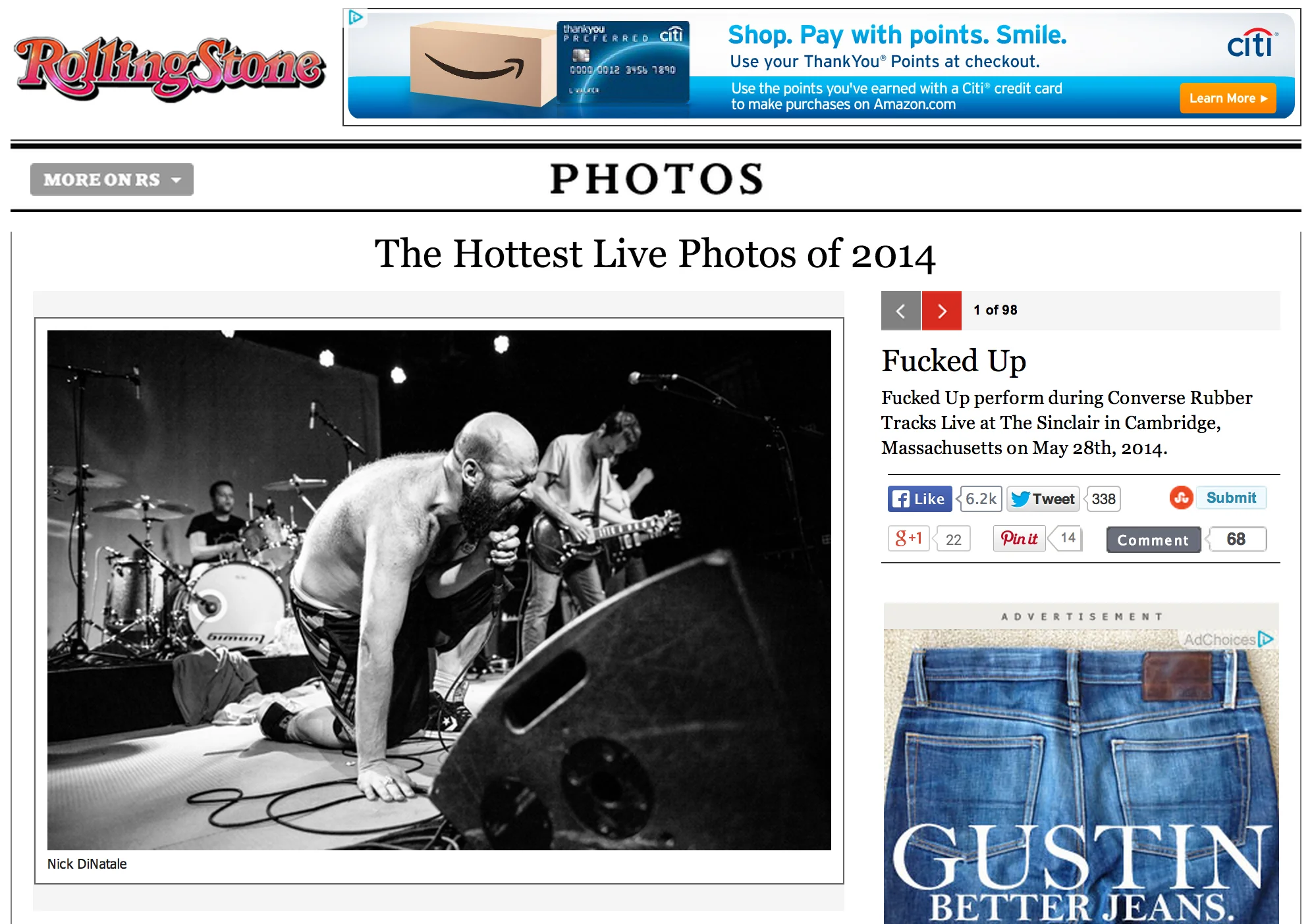 Rolling Stone - May 29th, 2014 The Hottest Live Photos of 2014