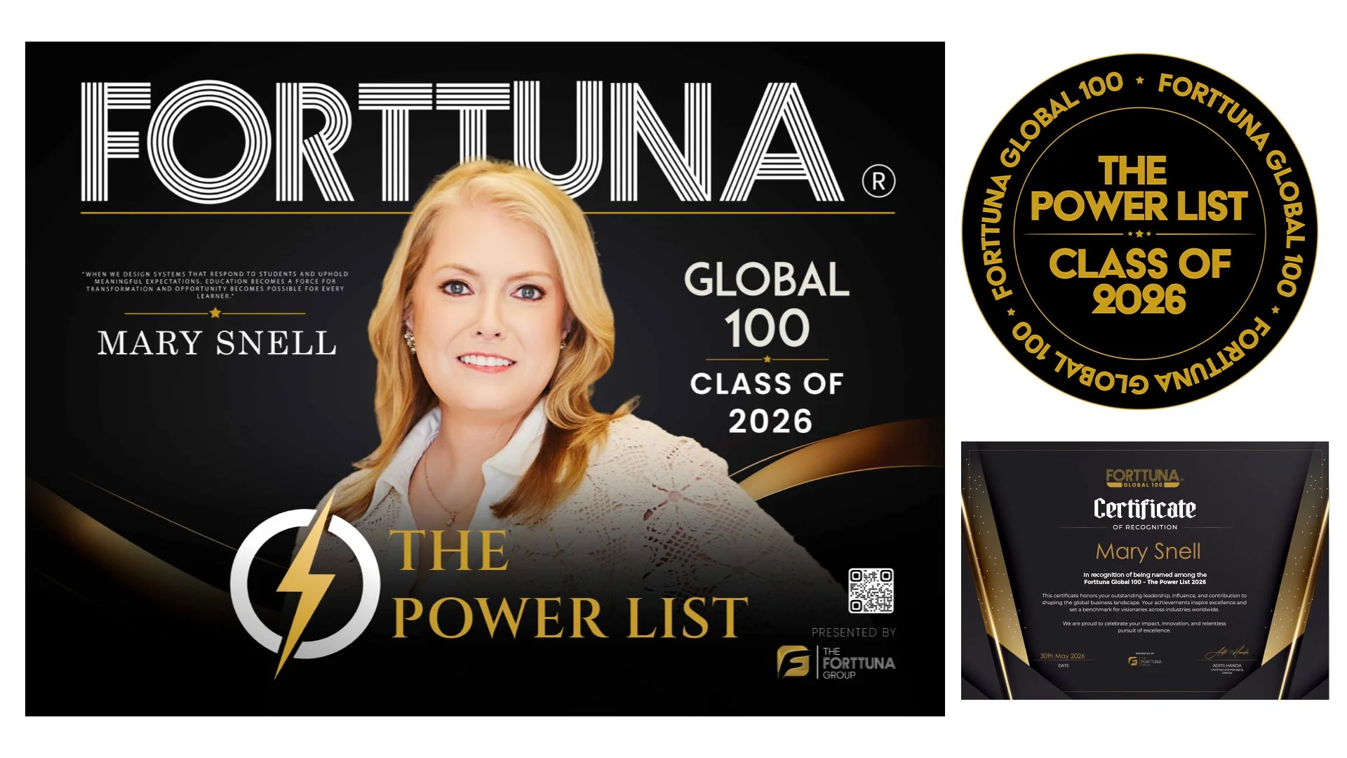 Forttuna Global 100 - The Power List 2026