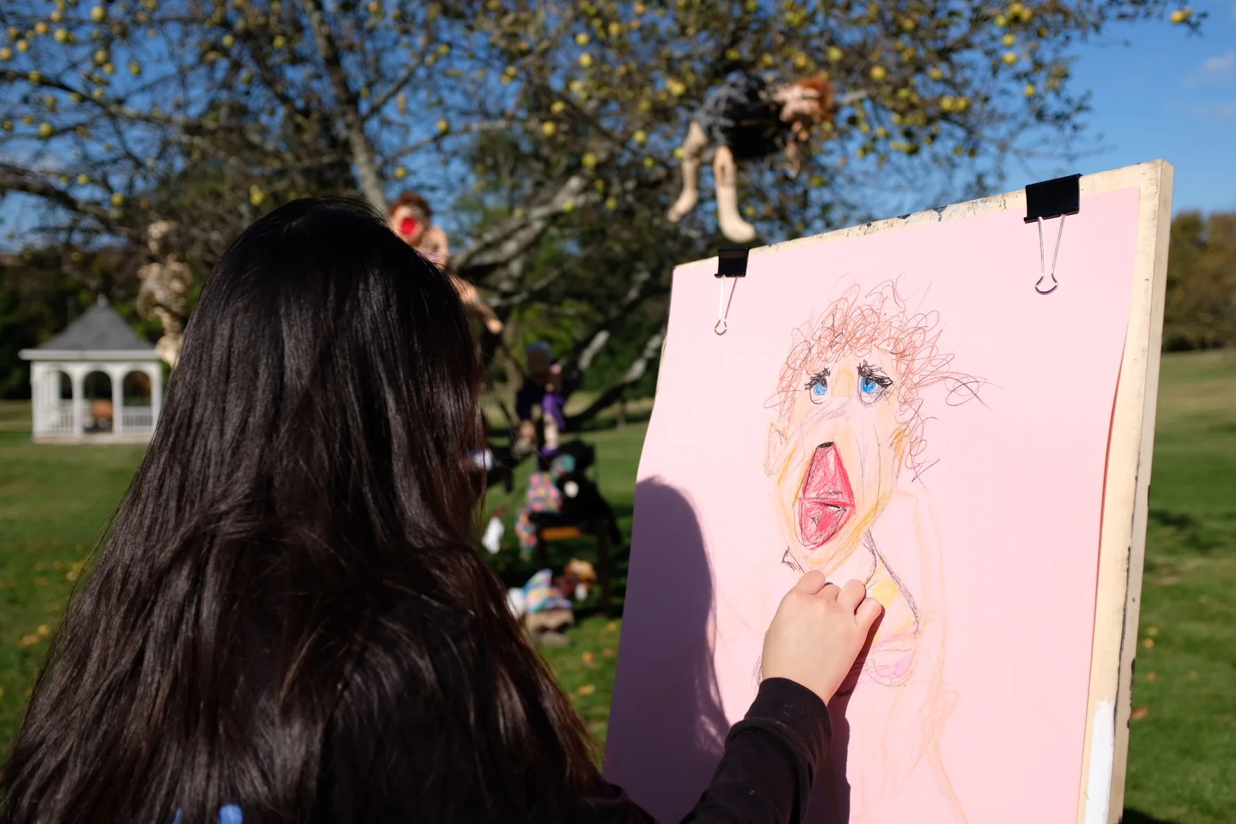 Through My Lens: Drawing with Crayons