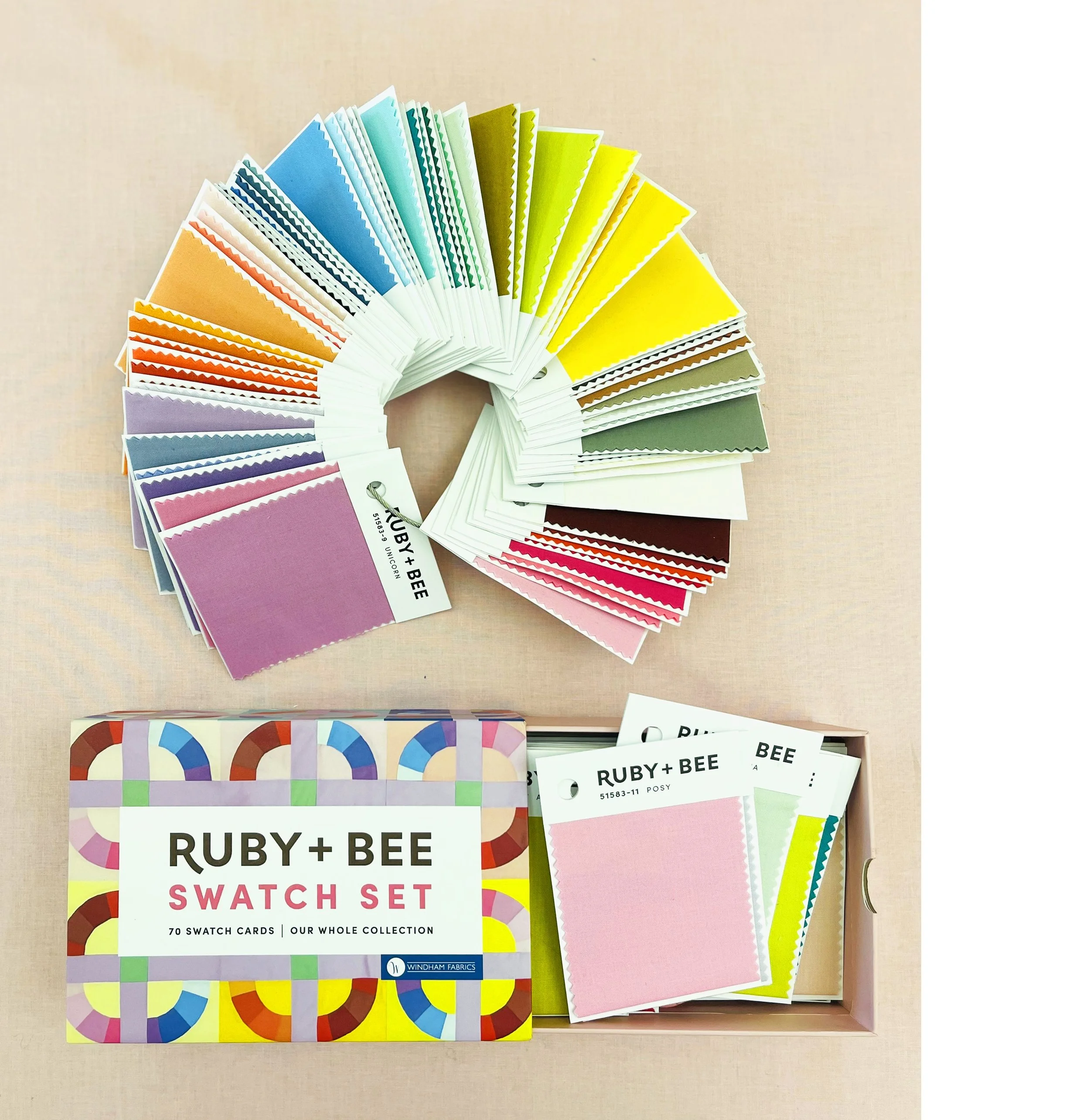 Ruby + Bee Swatch Set