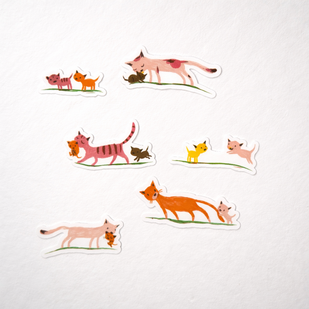 Mother Cats Clear Decals