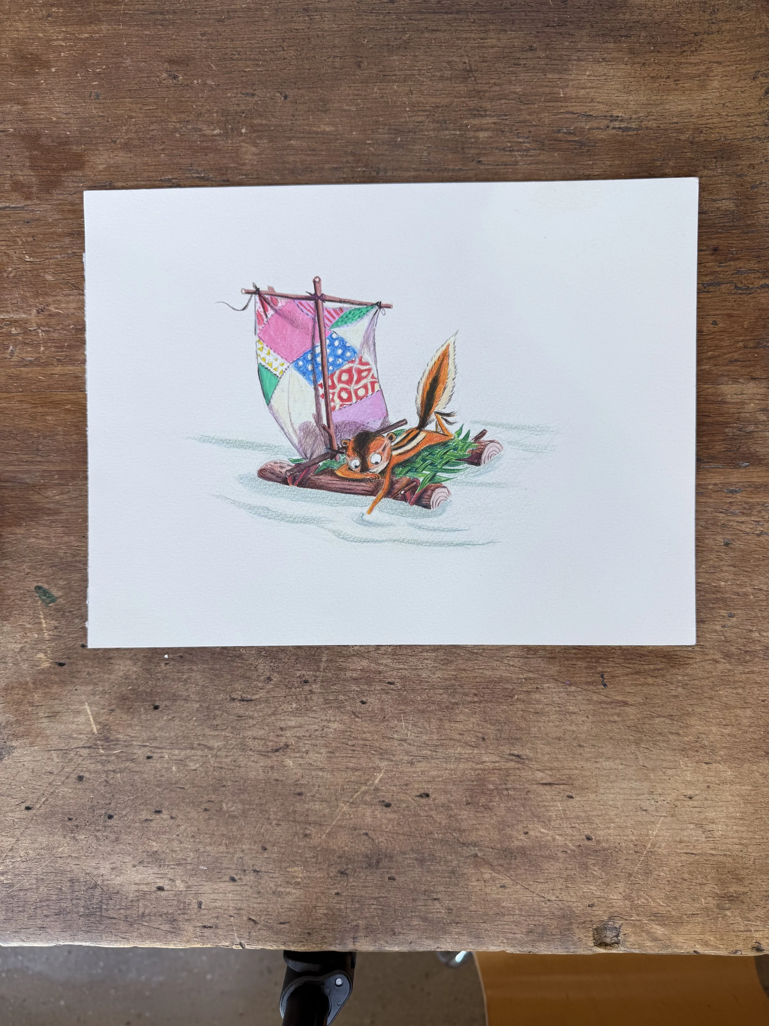 Chipmunk Sailing