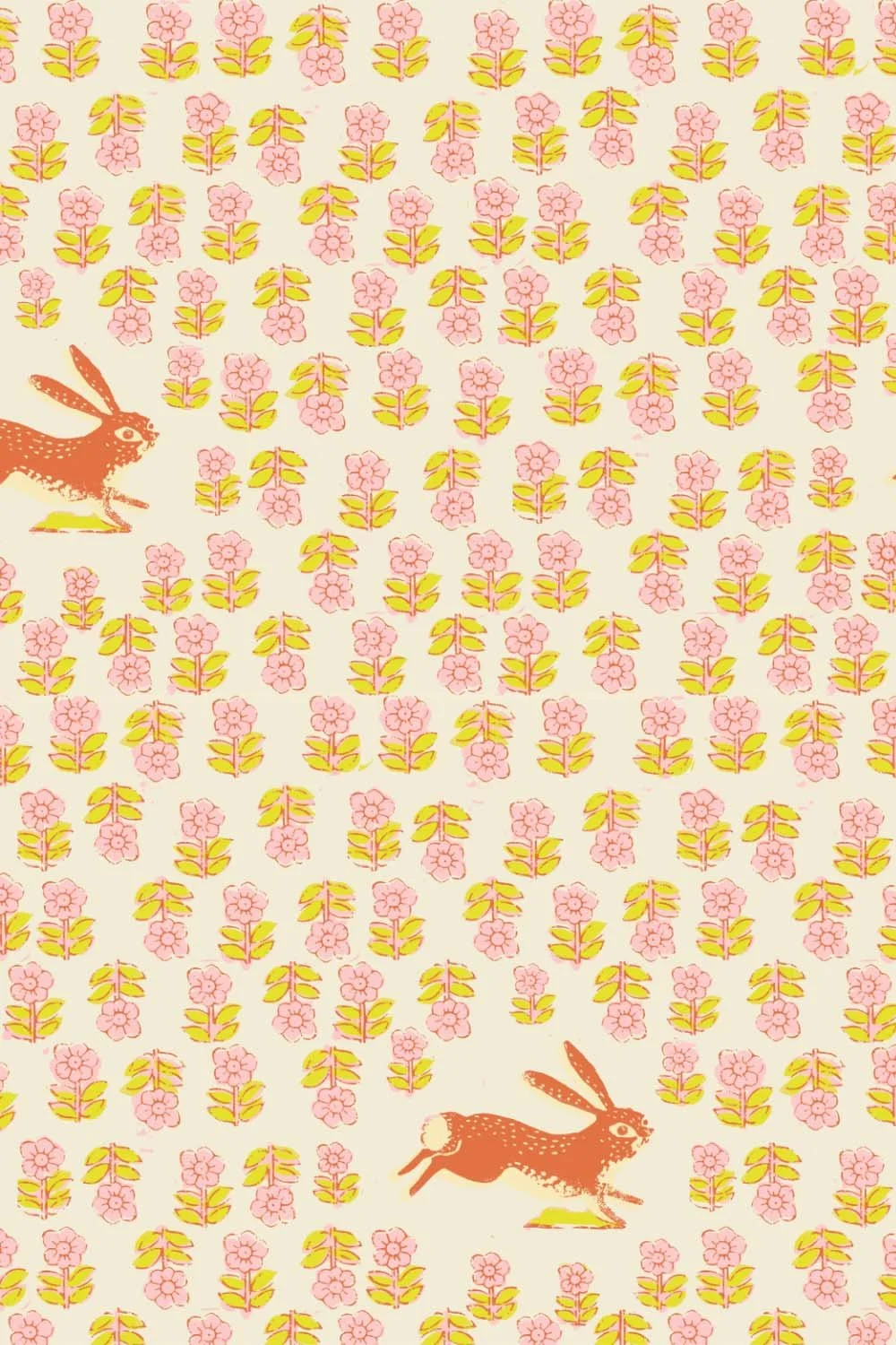 Rabbits - Pink/Yellow