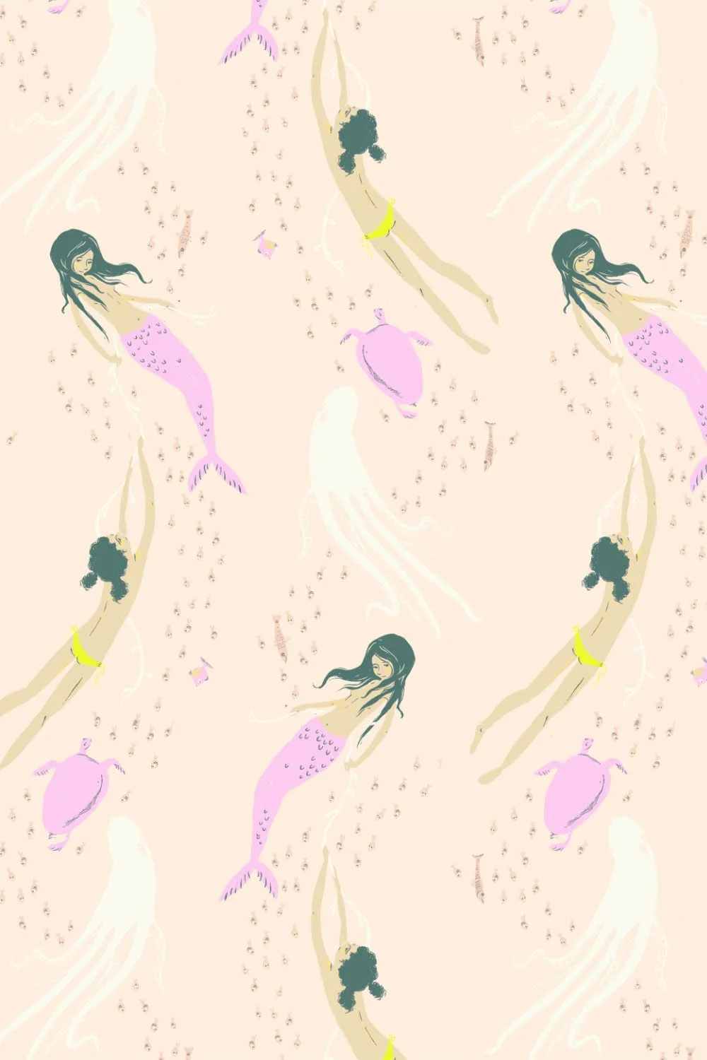 Underwater Sisters - Lilac