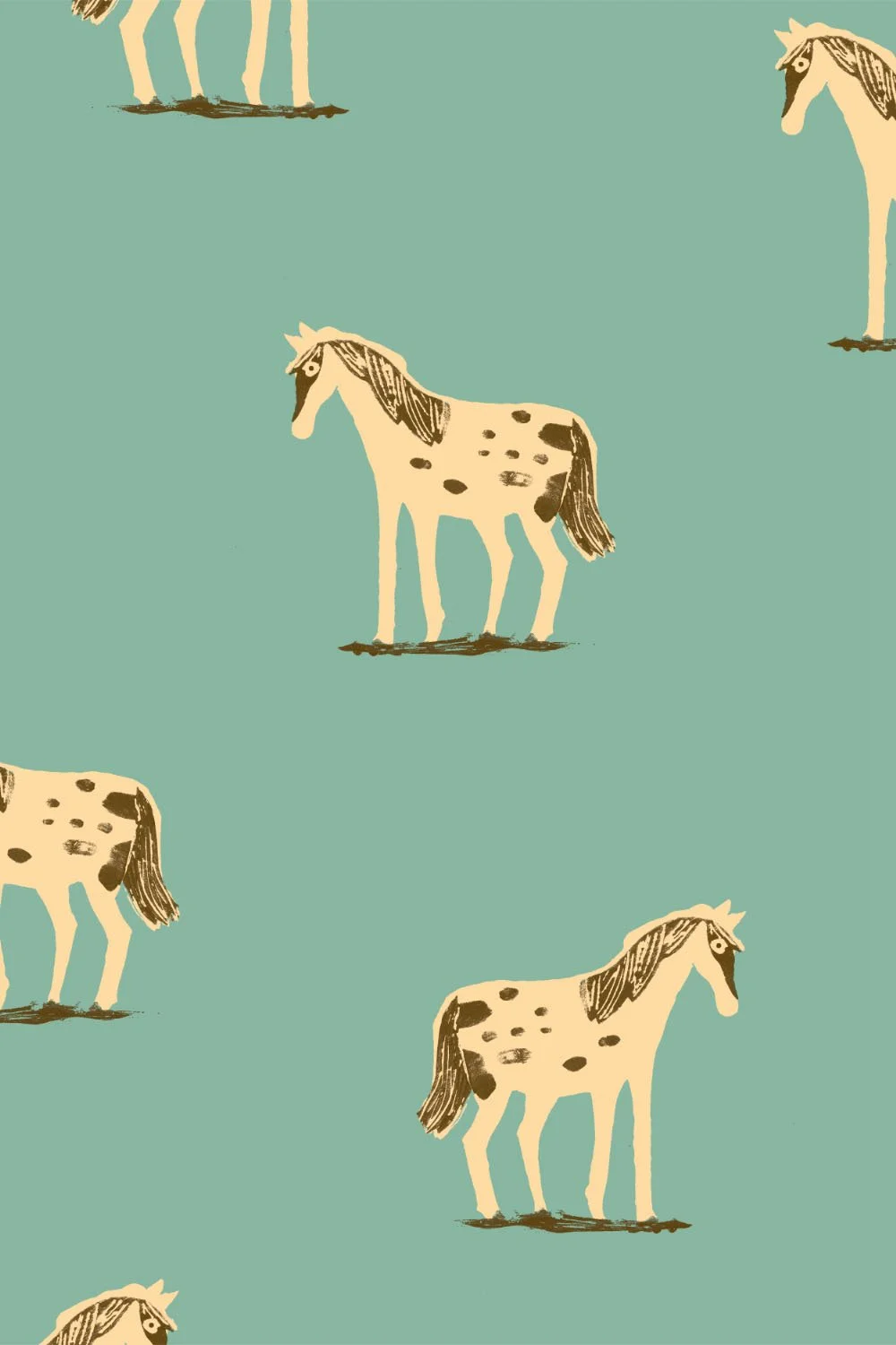 Wild Ponies - Blue