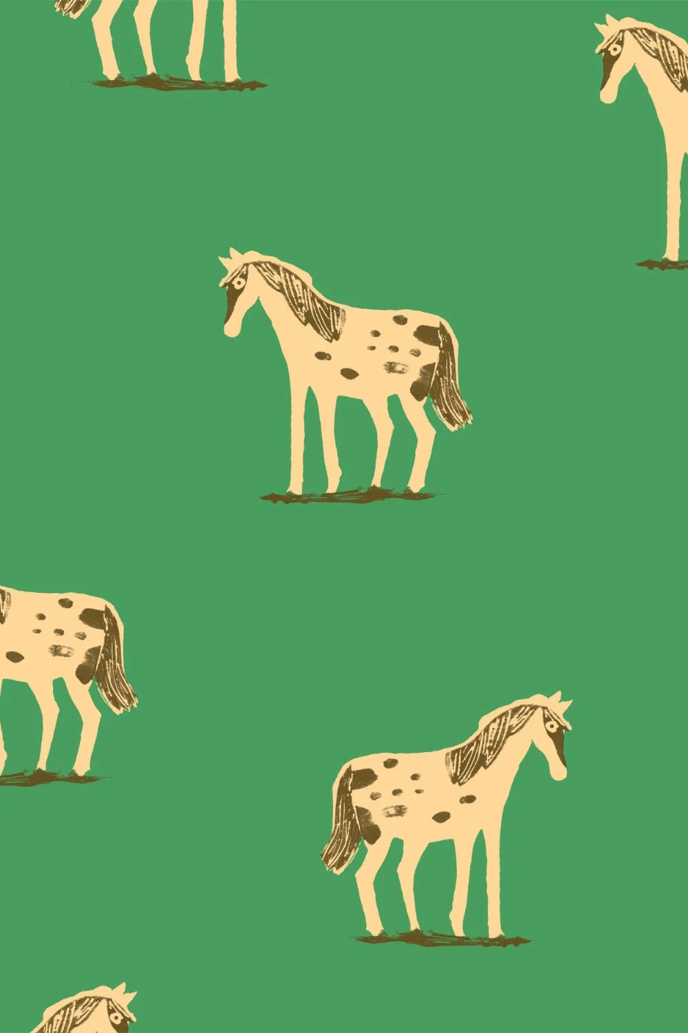 Wild Ponies - Green