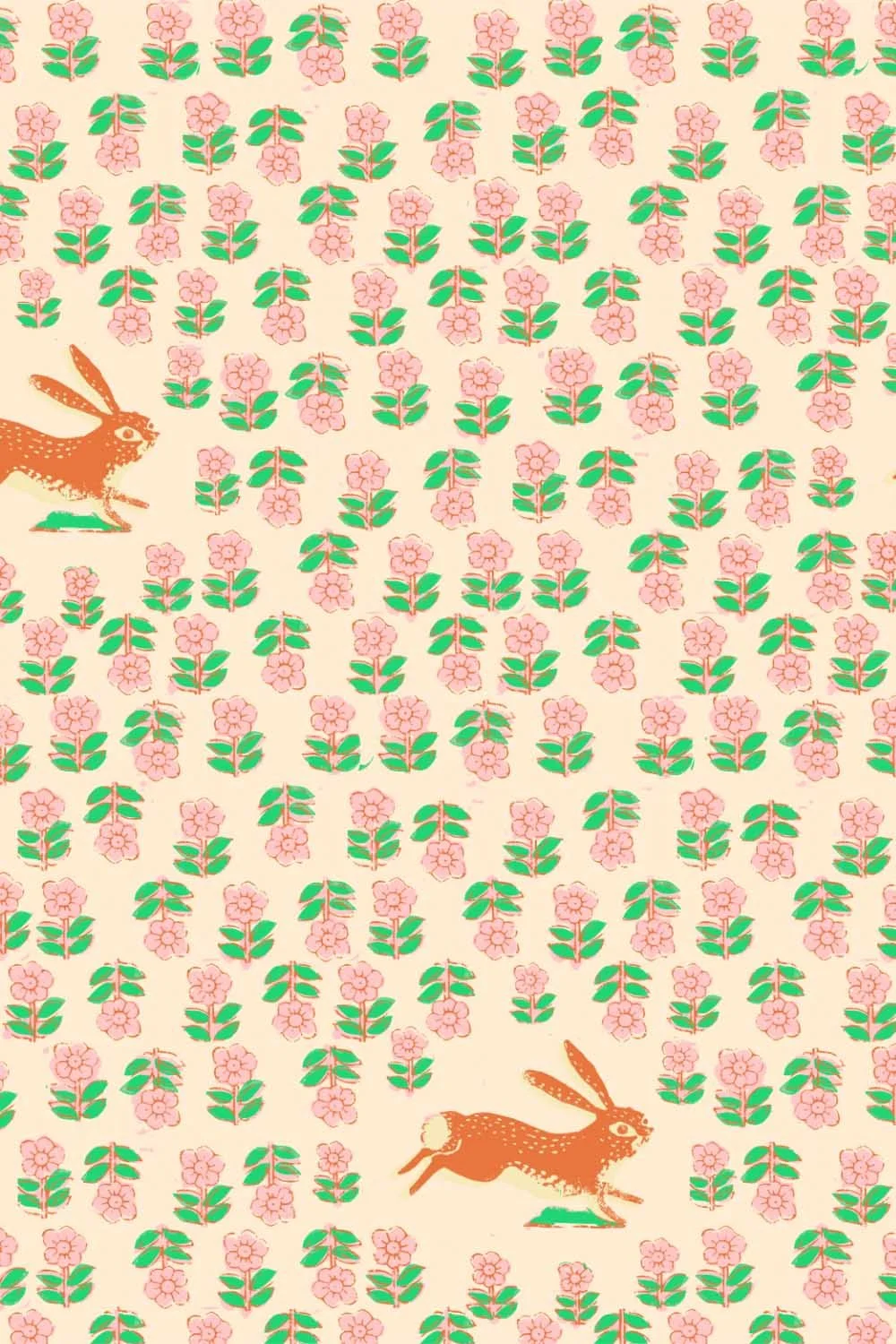 Rabbits - Pink/Green