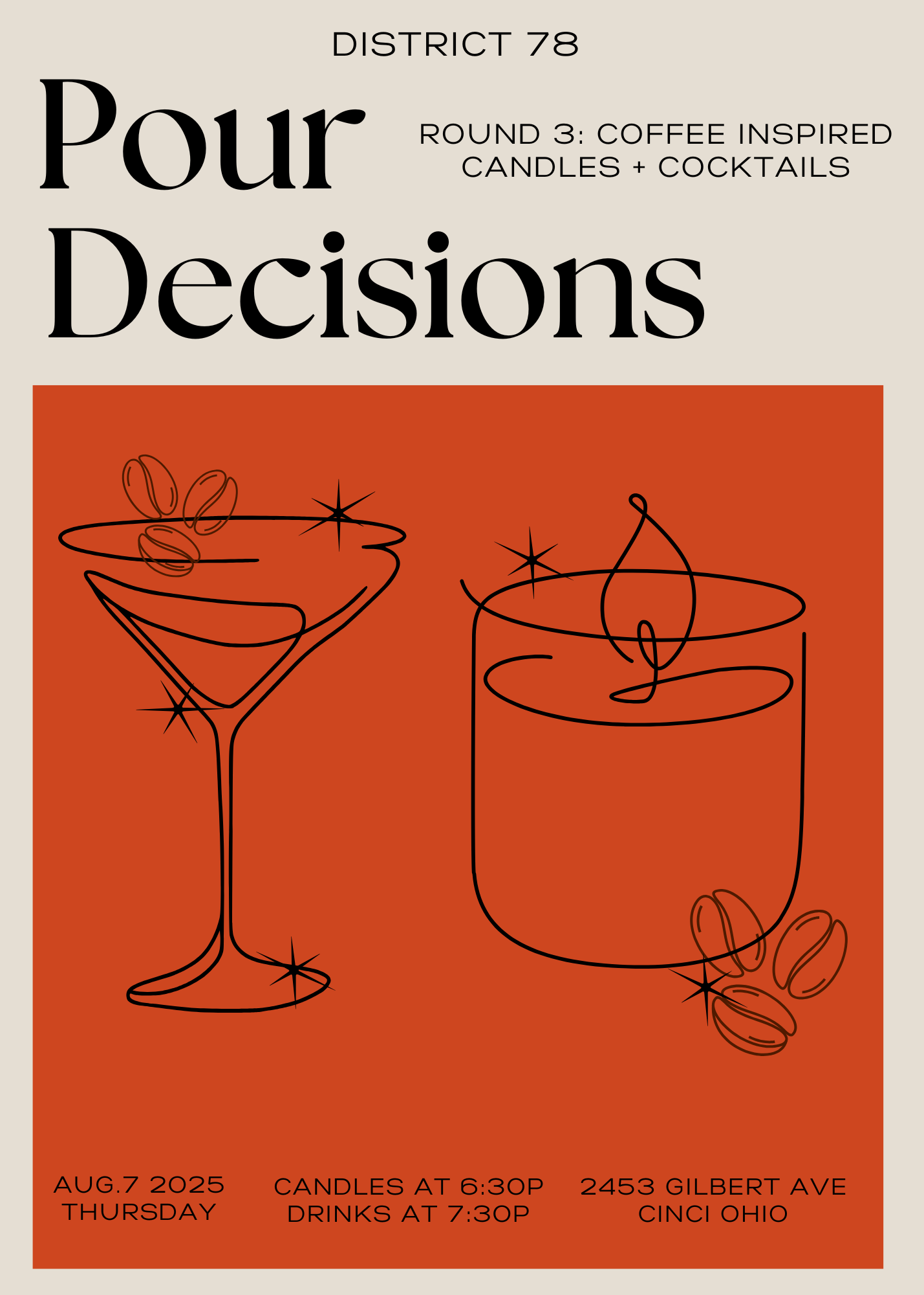 Pour Decisions Round 3: Coffee Inspired Pours