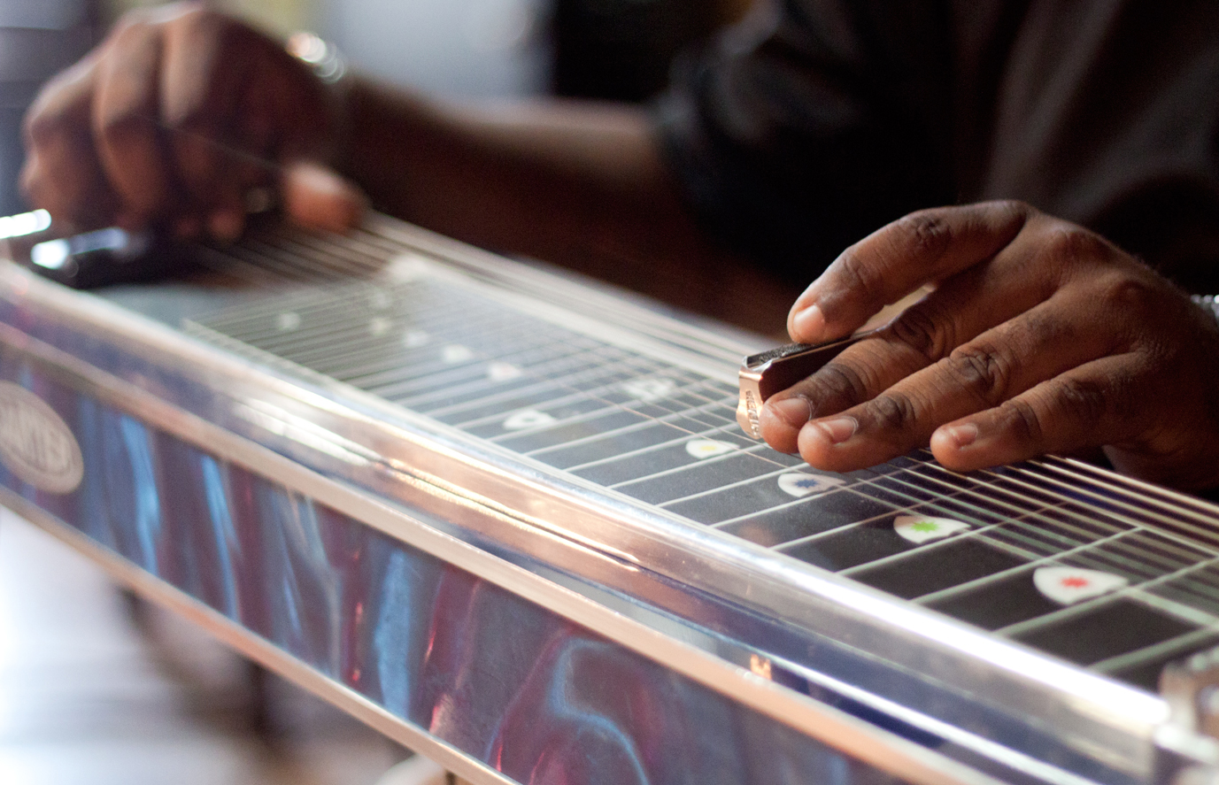 Sacred steel guitarist DaShawn Hickman.