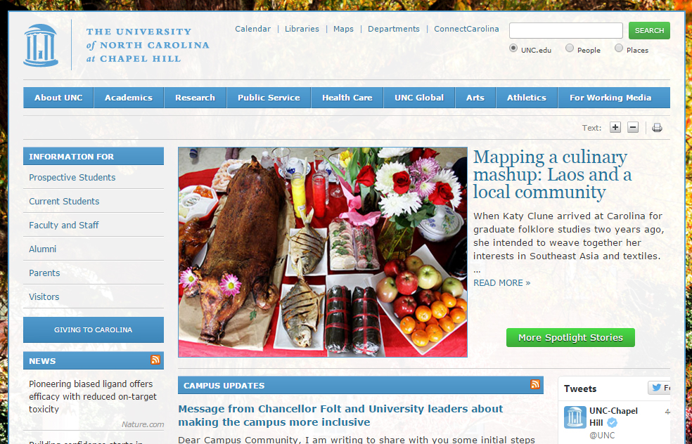 This project has been published in Southern Cultures , the Southern Foodways Alliance's Gravy (print and podcast), Our State, Carolina Arts + Sciences , and has been featured on WUNC's The State of Things and on the UNC-Chapel Hill homepage. 