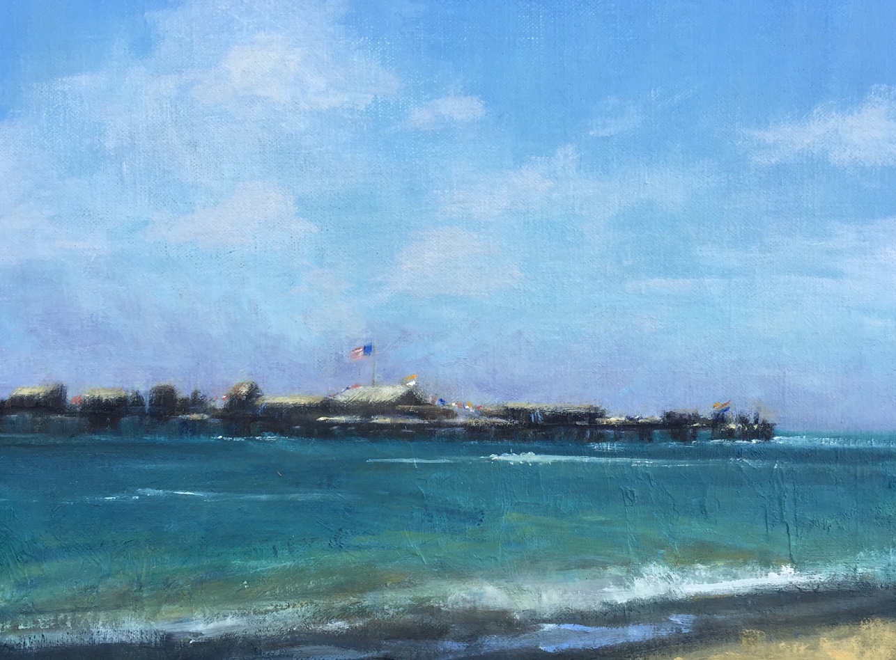 SOLD - "At the Pier"