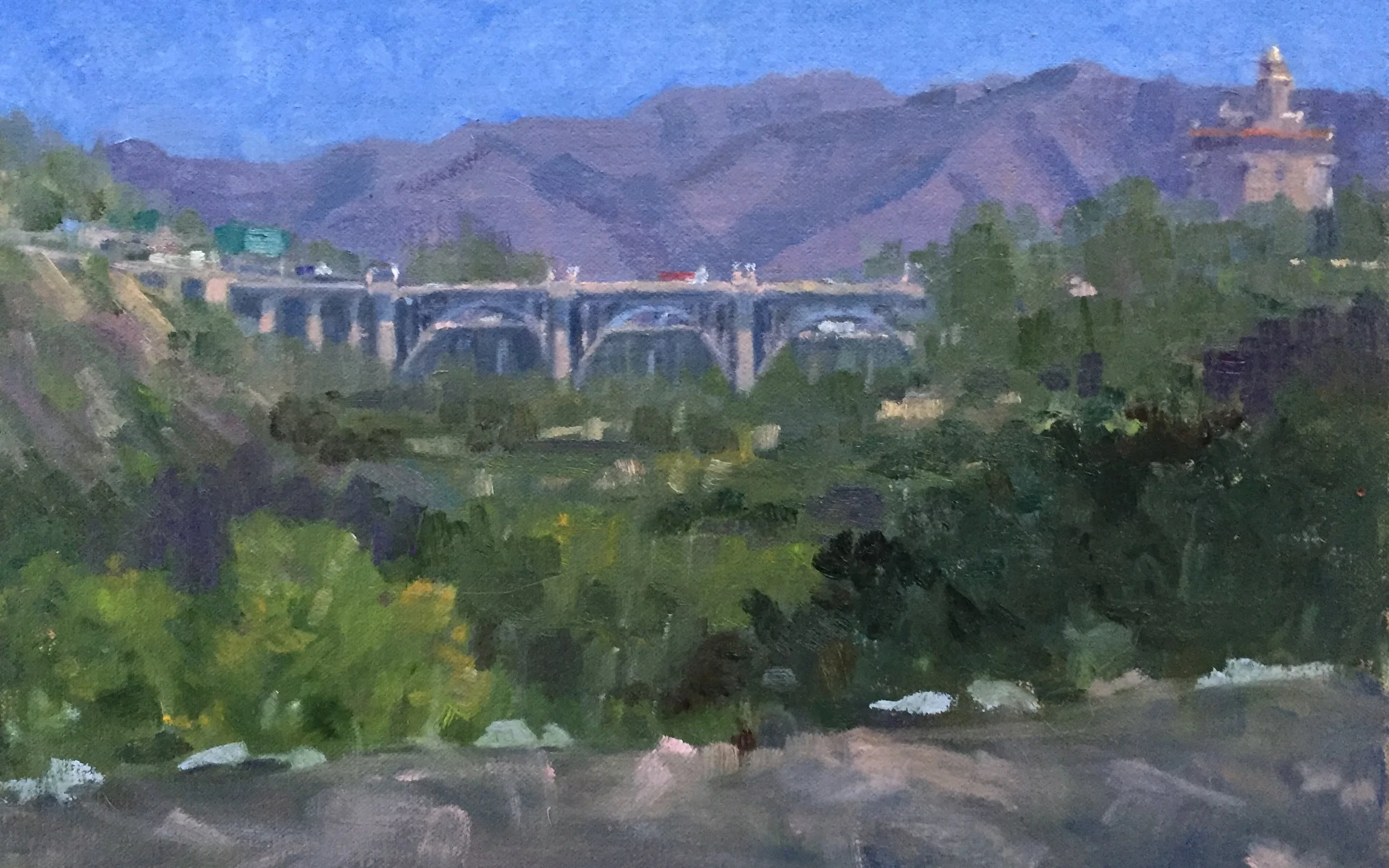 SOLD - Spanning the Arroyo Seco