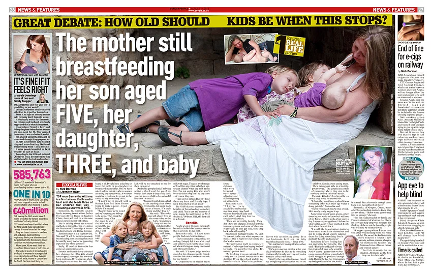 Published in The Sunday People, August 11, 2013