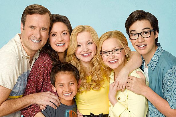 The family in Liv & Maddie