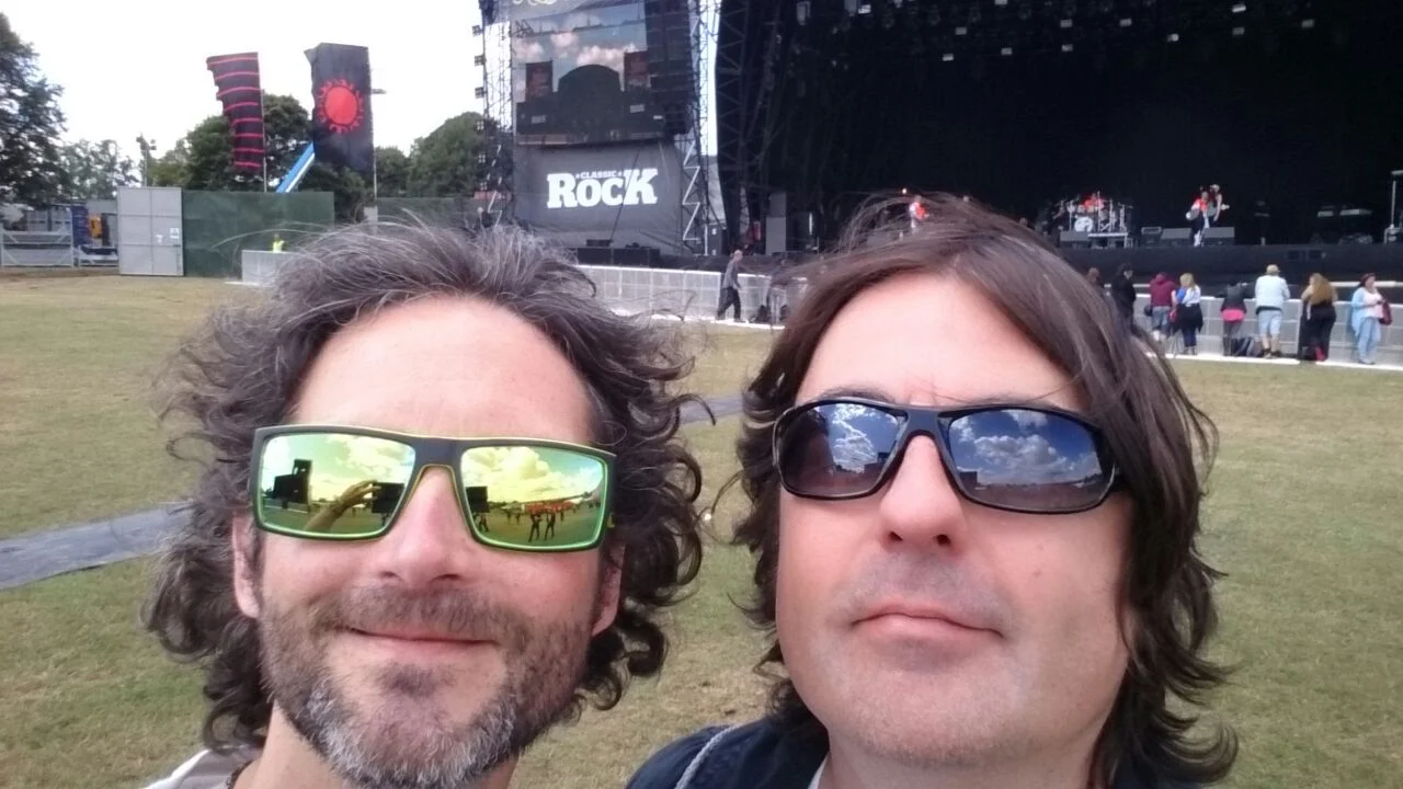 Andy and Mark at the Ramblin' man Fair