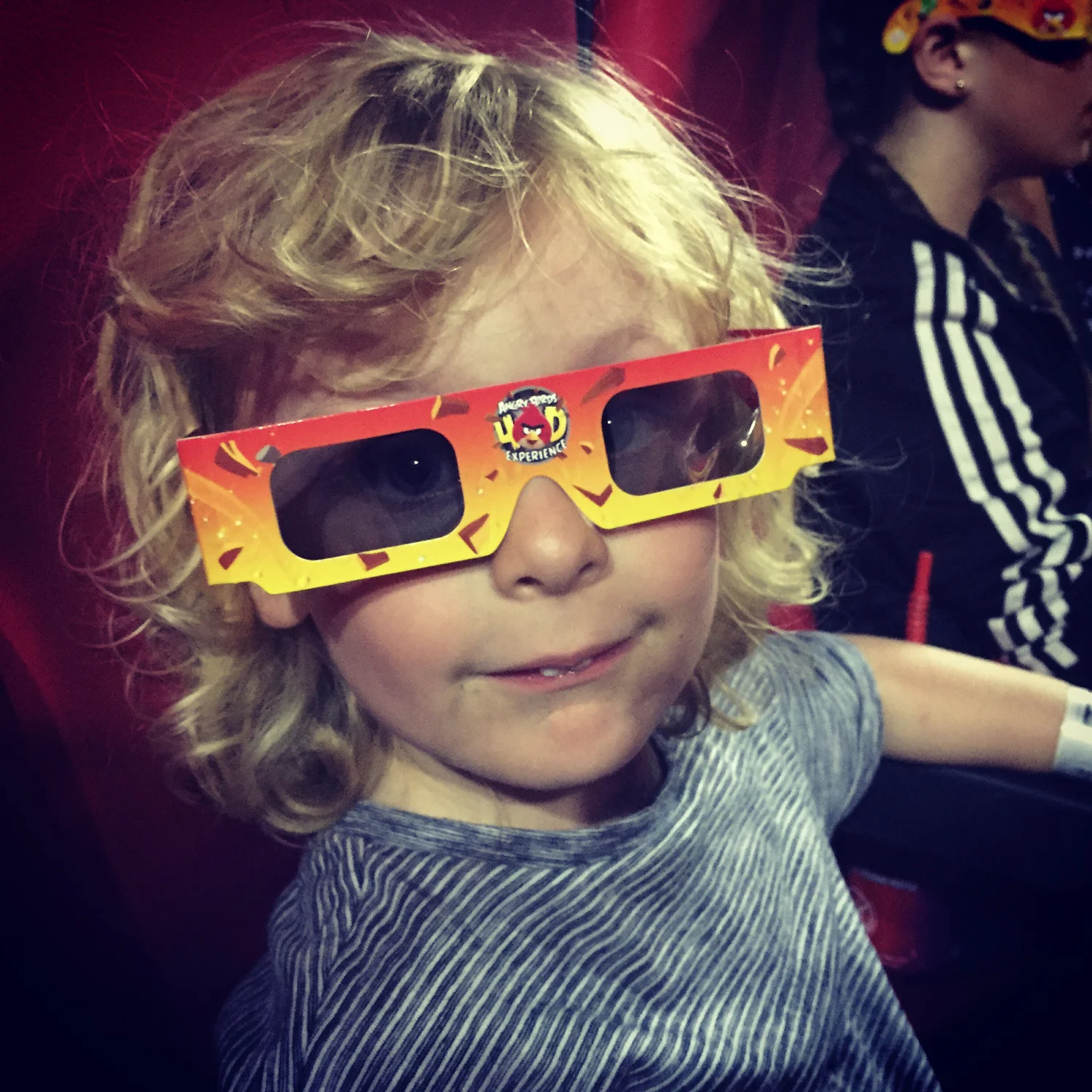 Jacob didn't like the Angry Birds 4D experience