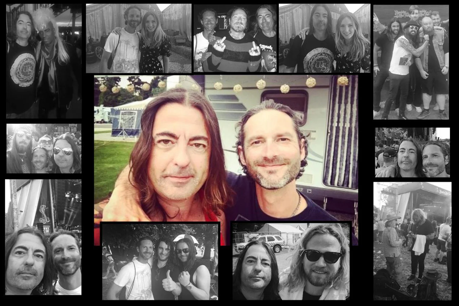 Mark and Andy enjoying Ramblin' Man Fair