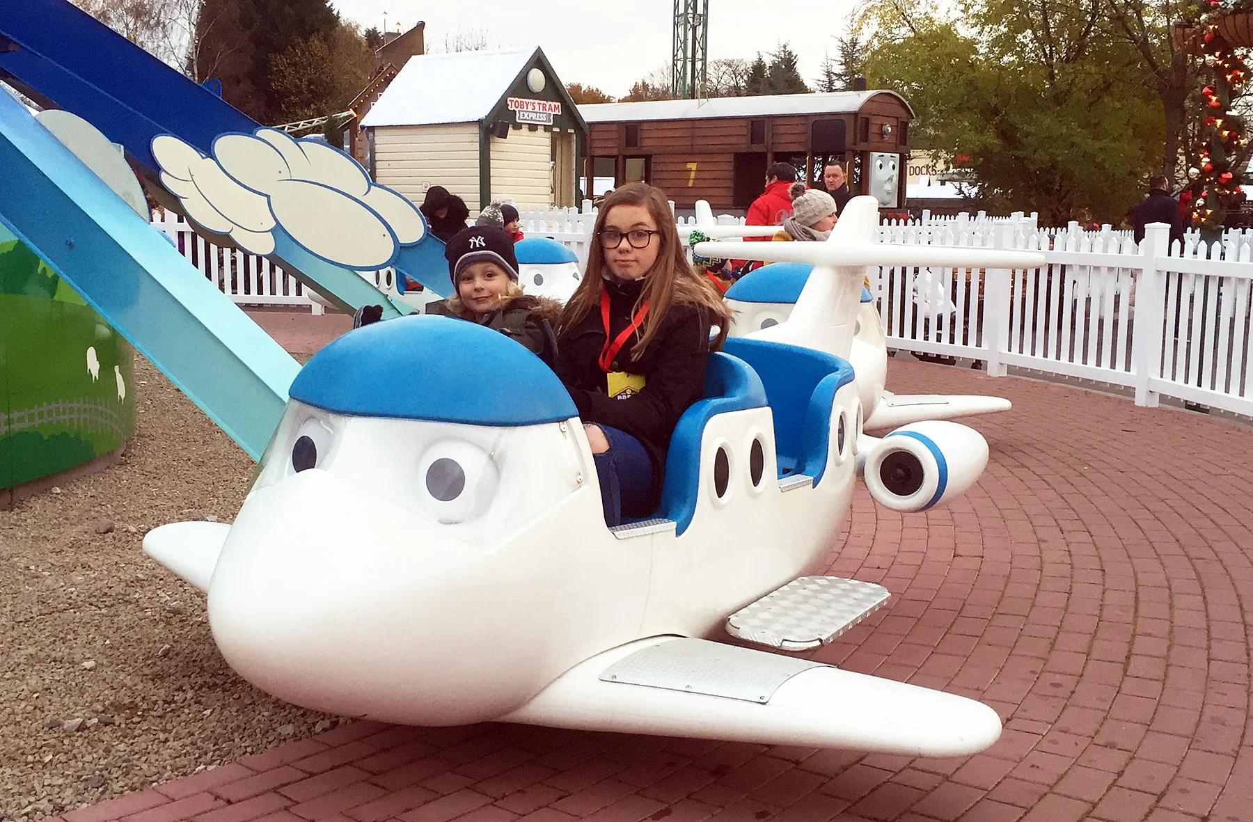 Flying lesson at Sodor airport in Thomas Land