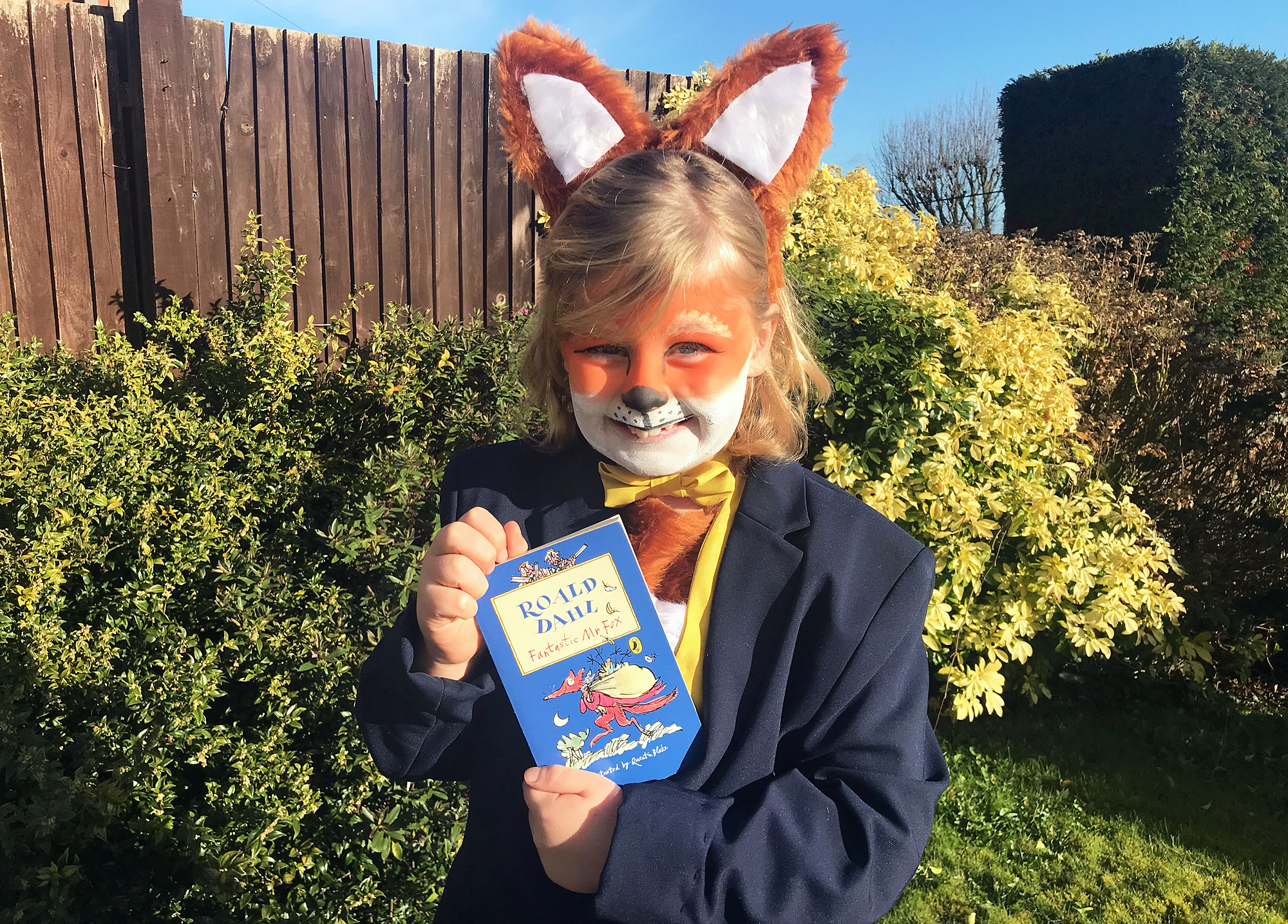 Childrens Fantastic Mr Fox Fancy Dress Costume Book Week Outfit Kids Childs M 