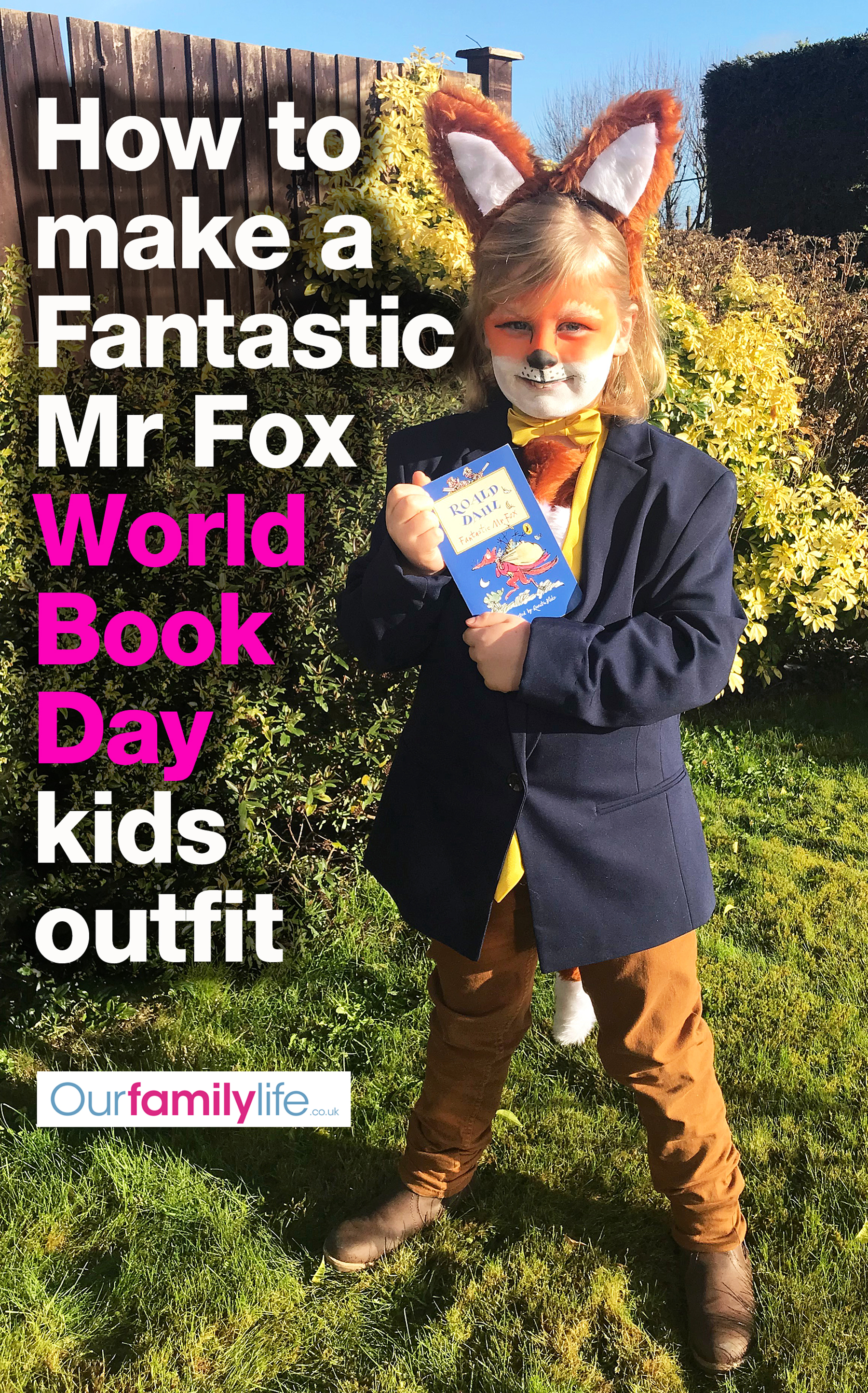 Fantastic Mr Fox Mask for World Book Day - Red Ted Art - Kids Crafts