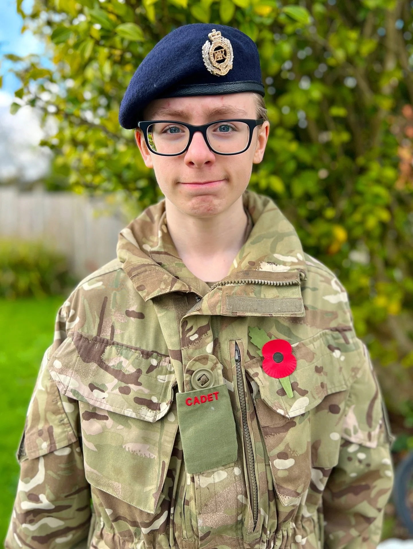 Proud of Jacob today. Well done to all of the CCF cadets, they did a great job at the Remembrance Sunday Memorial Parade and Service. 
#remembrancesunday #wewillrememberthem