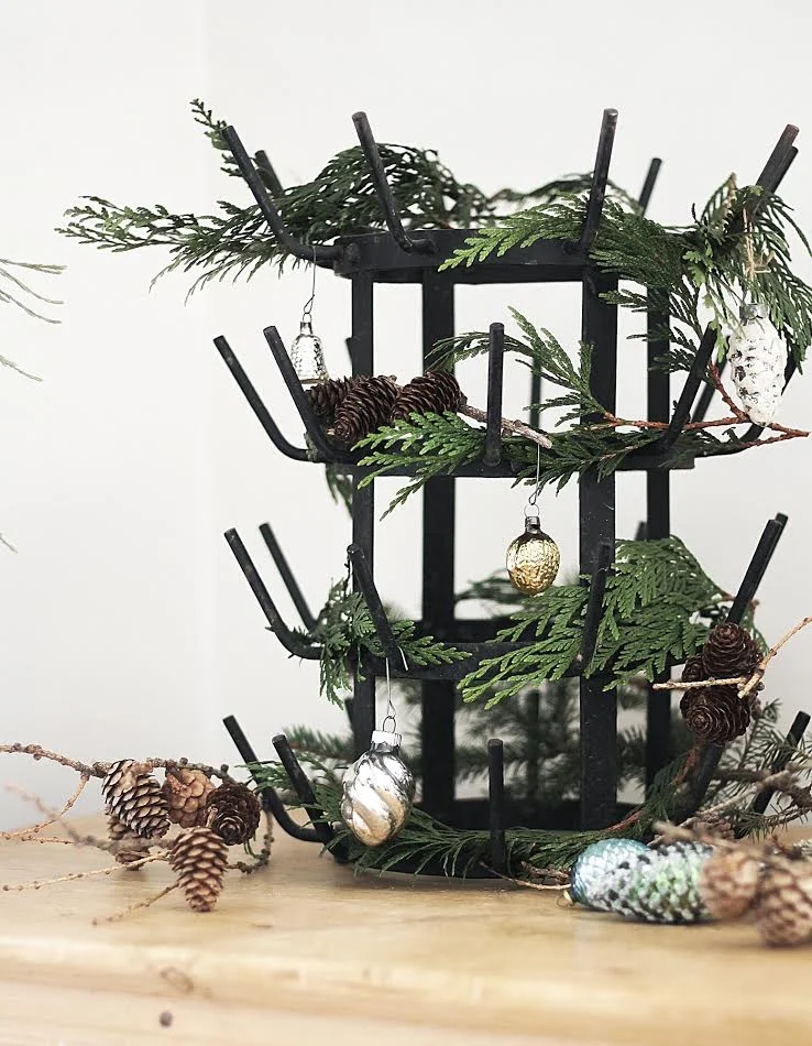 French Bottle Drying Rack