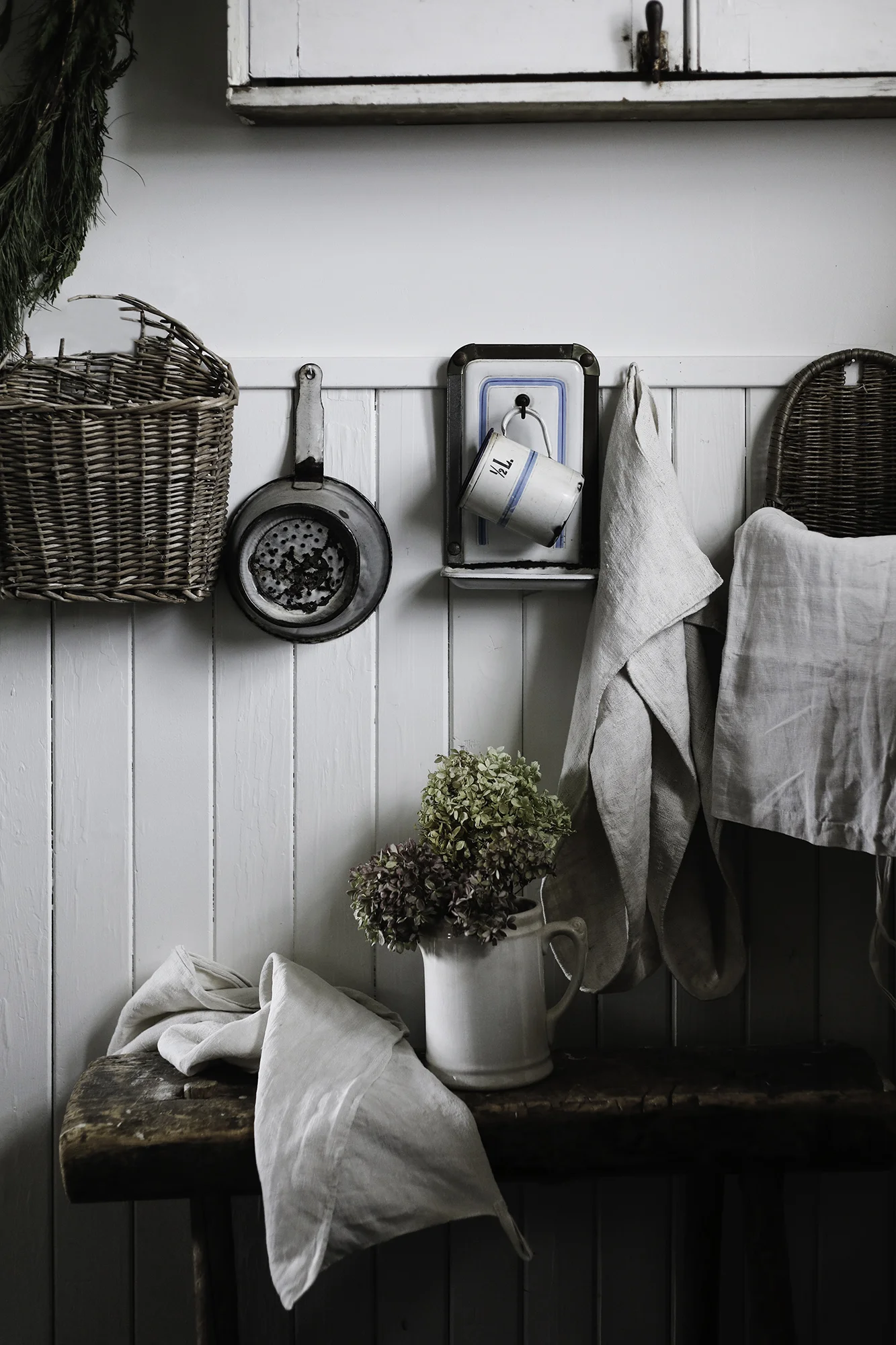 German Enamel Cup & Holder