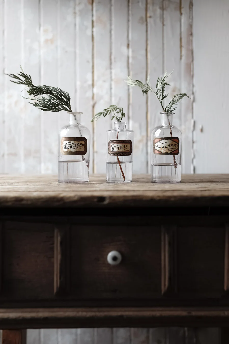 Apothecary Bottles Set