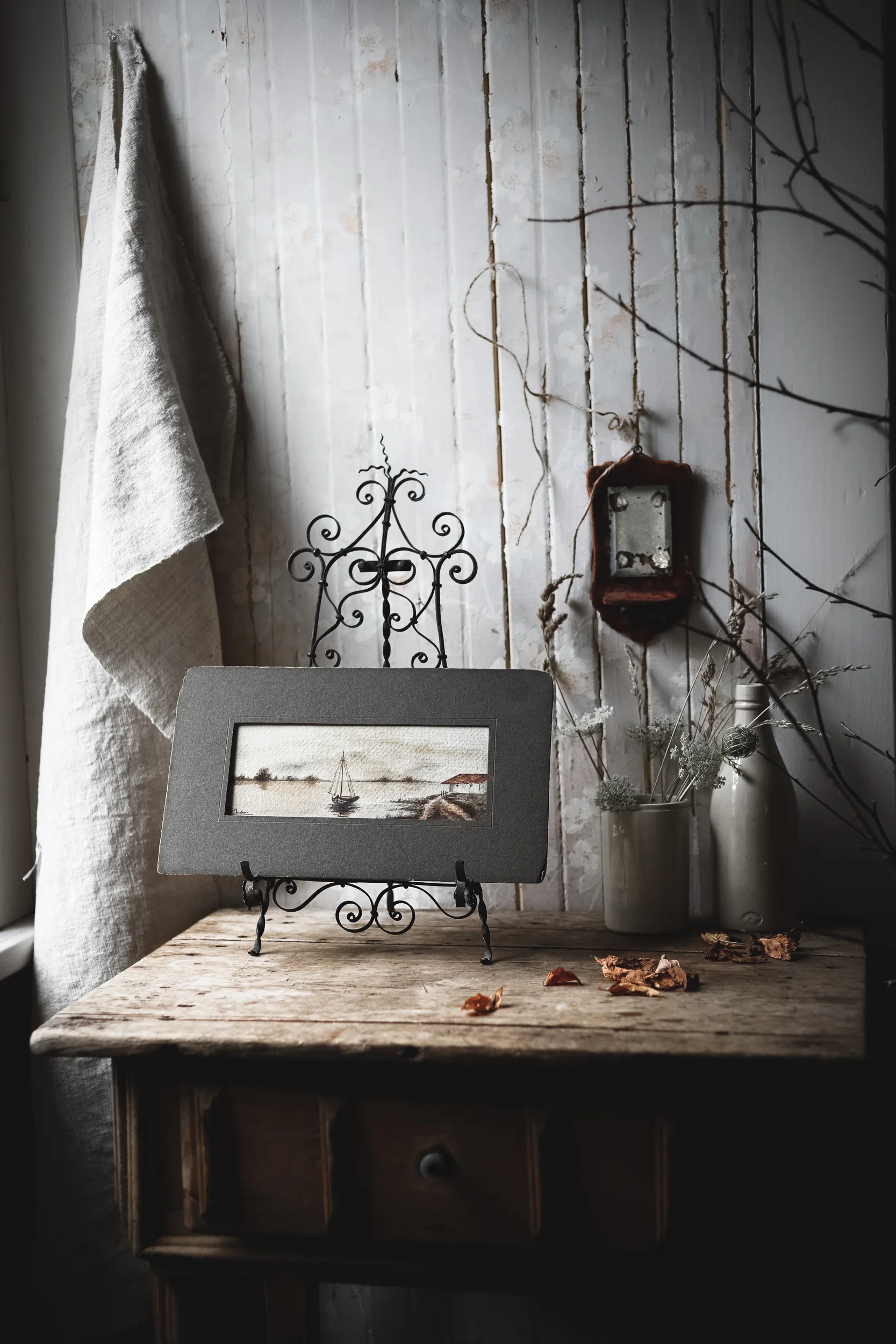 Sailboat Watercolor Painting