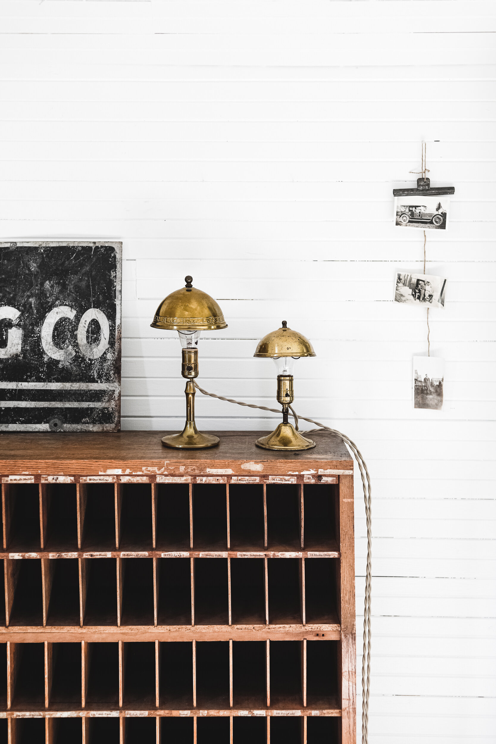 Brass Lamp Leaf Trim