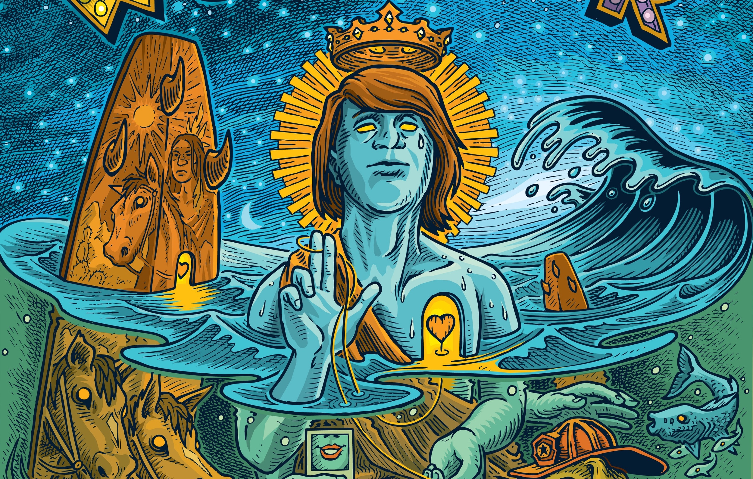 Brian Wilson tribute show poster (detail)