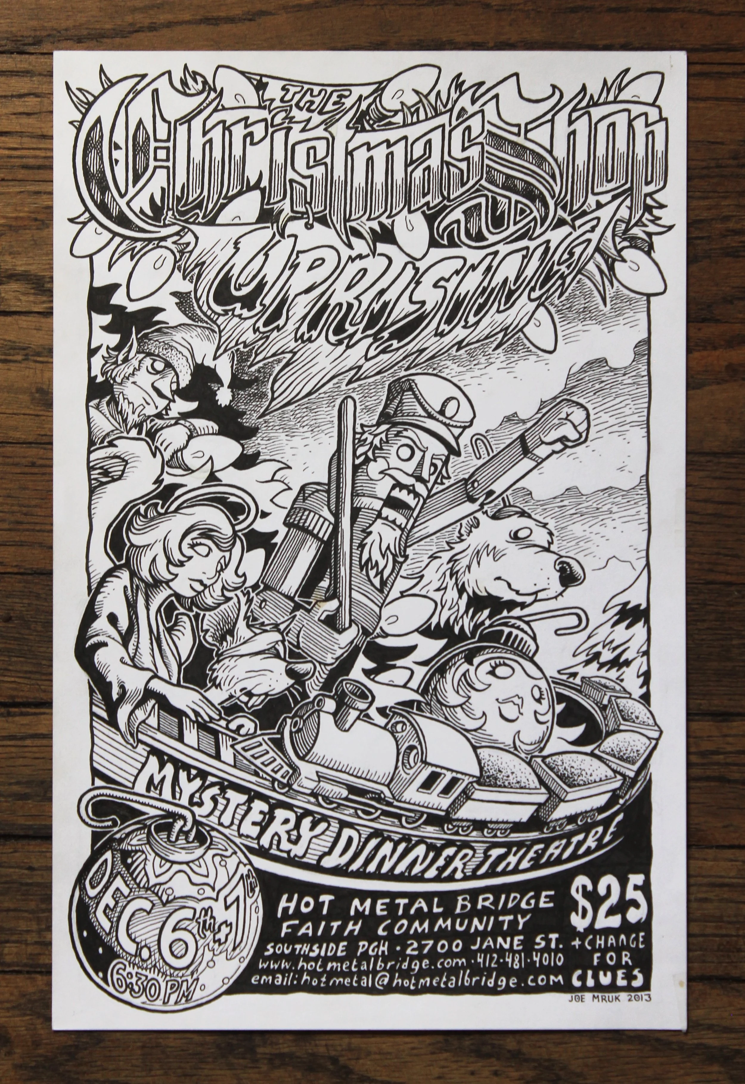 Christmas Shop Uprising Poster Original.JPG