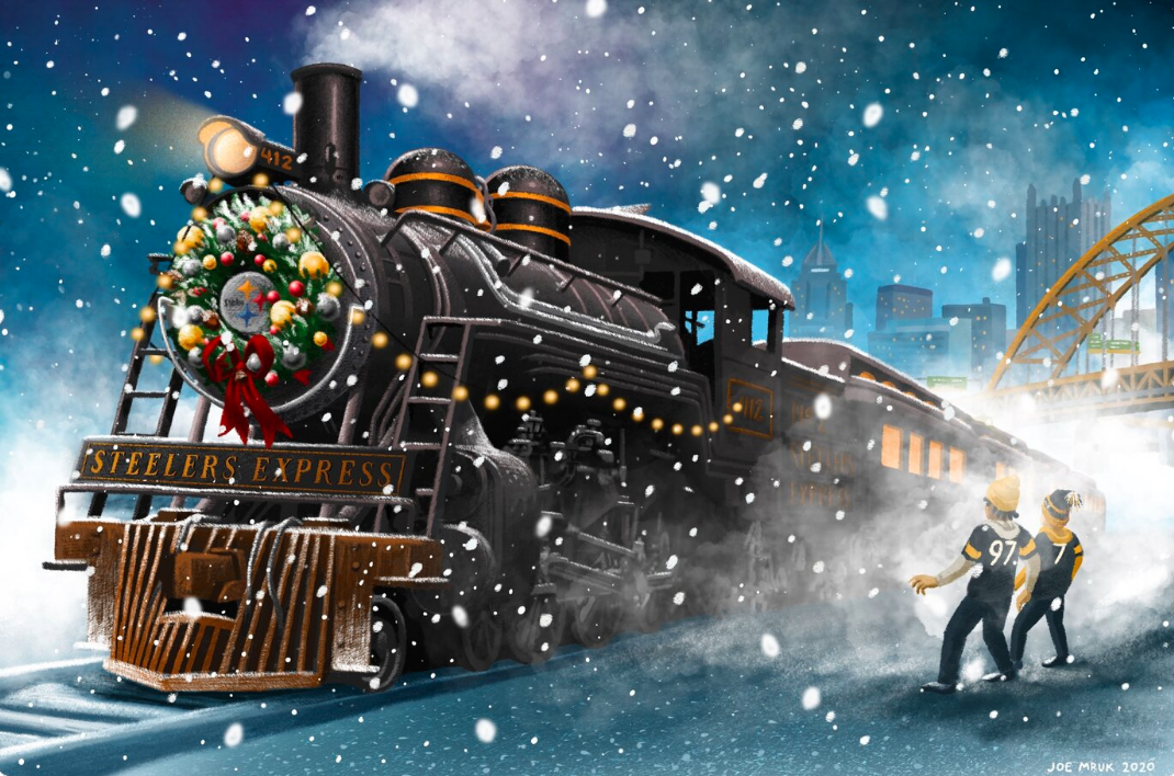 Steelers Express illustration (detail)