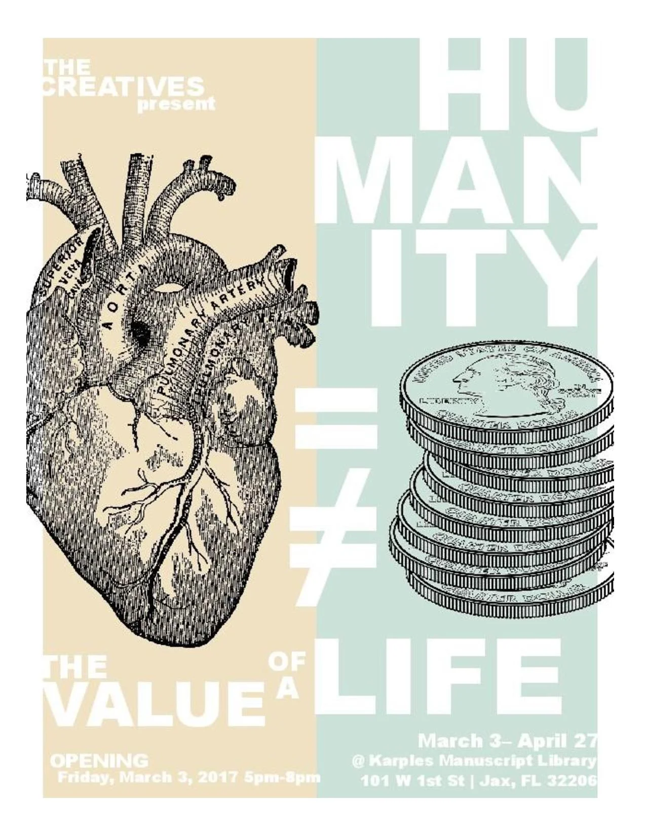 Humanity Show Postcard | Flyer