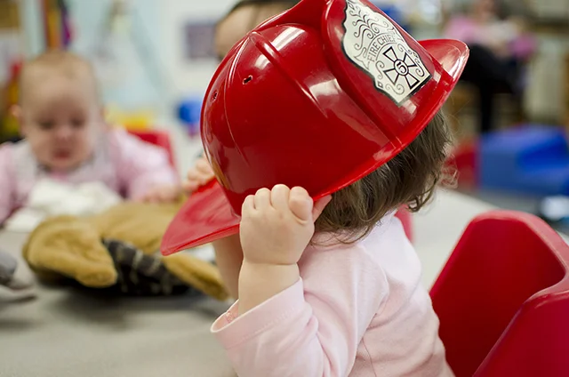 Our infant room encourages your child's natural curiosity about the world.