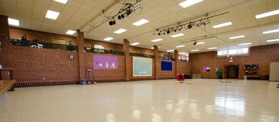The large indoor gym means that kids get lots of opportunity for physical play, even if the weather is less than ideal.