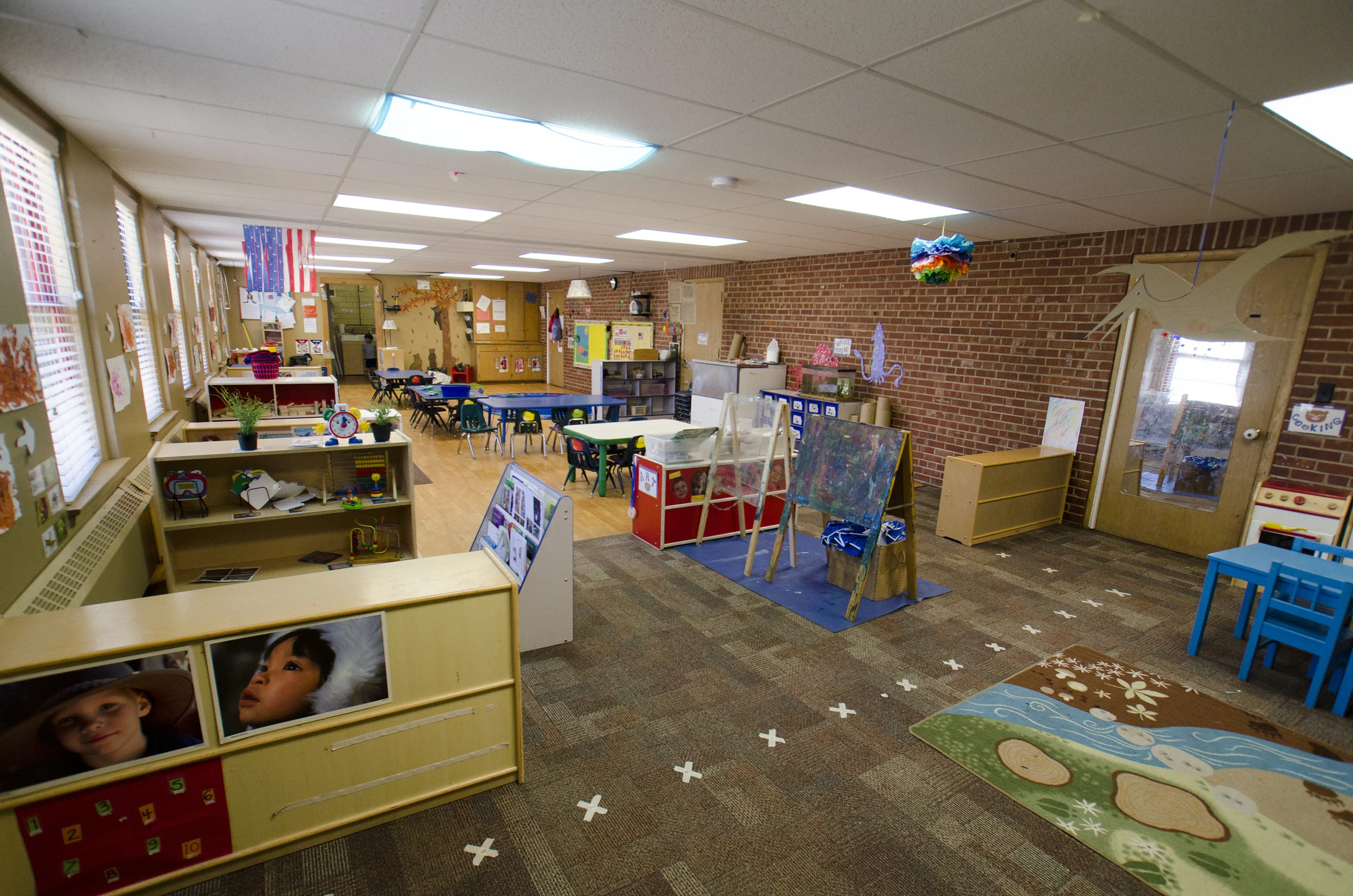 Science, art, music, reading, make-believe and more all have a home in our preschool classroom.