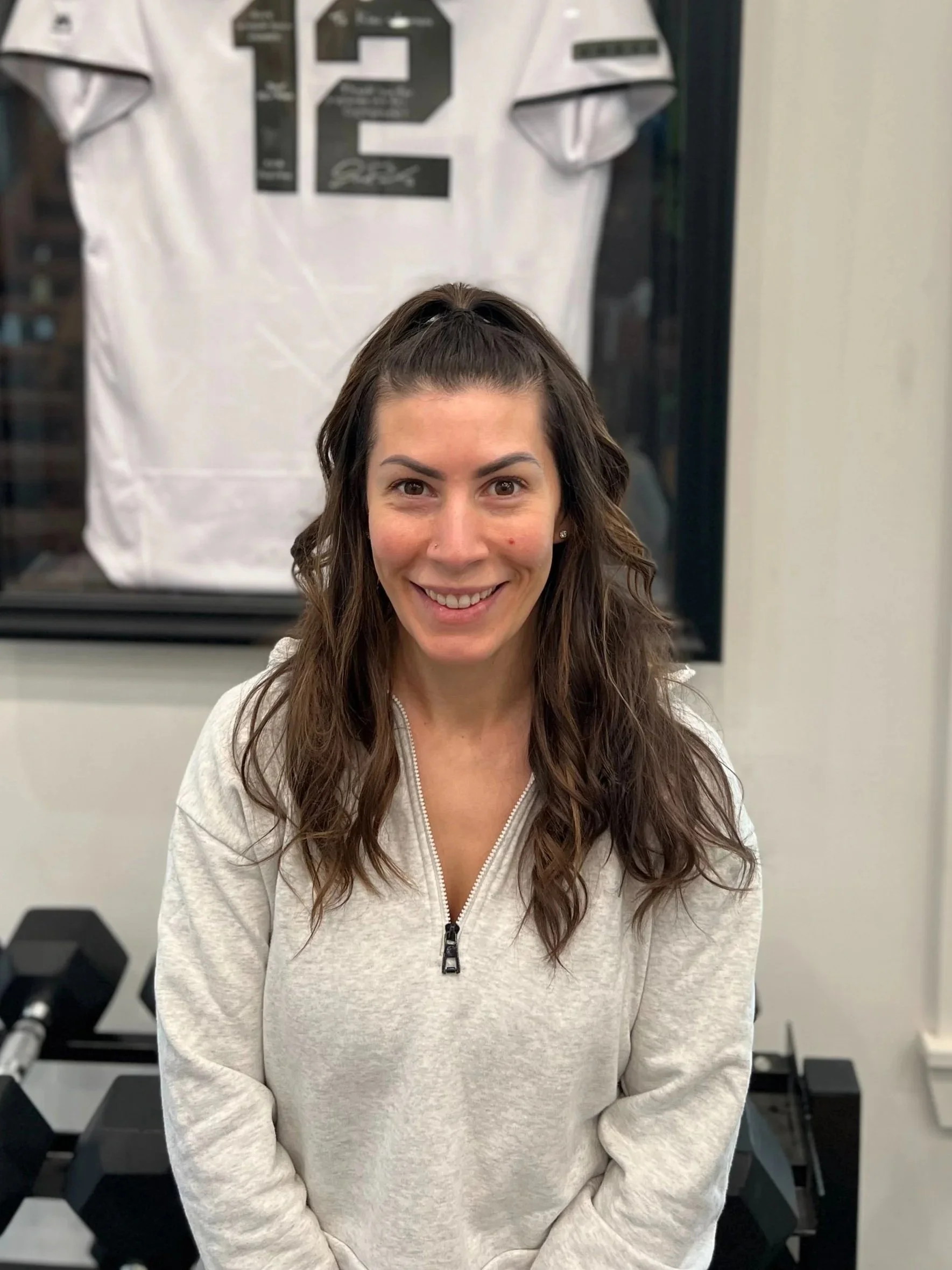 Lauren King, Kings of Fitness Sports Performance Owner, pictured inside the sports performance training facility.