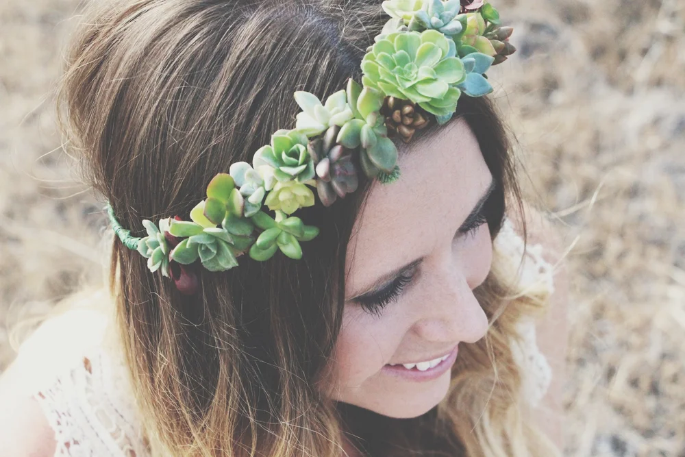 Diy Succulent Crown Needles Leaves