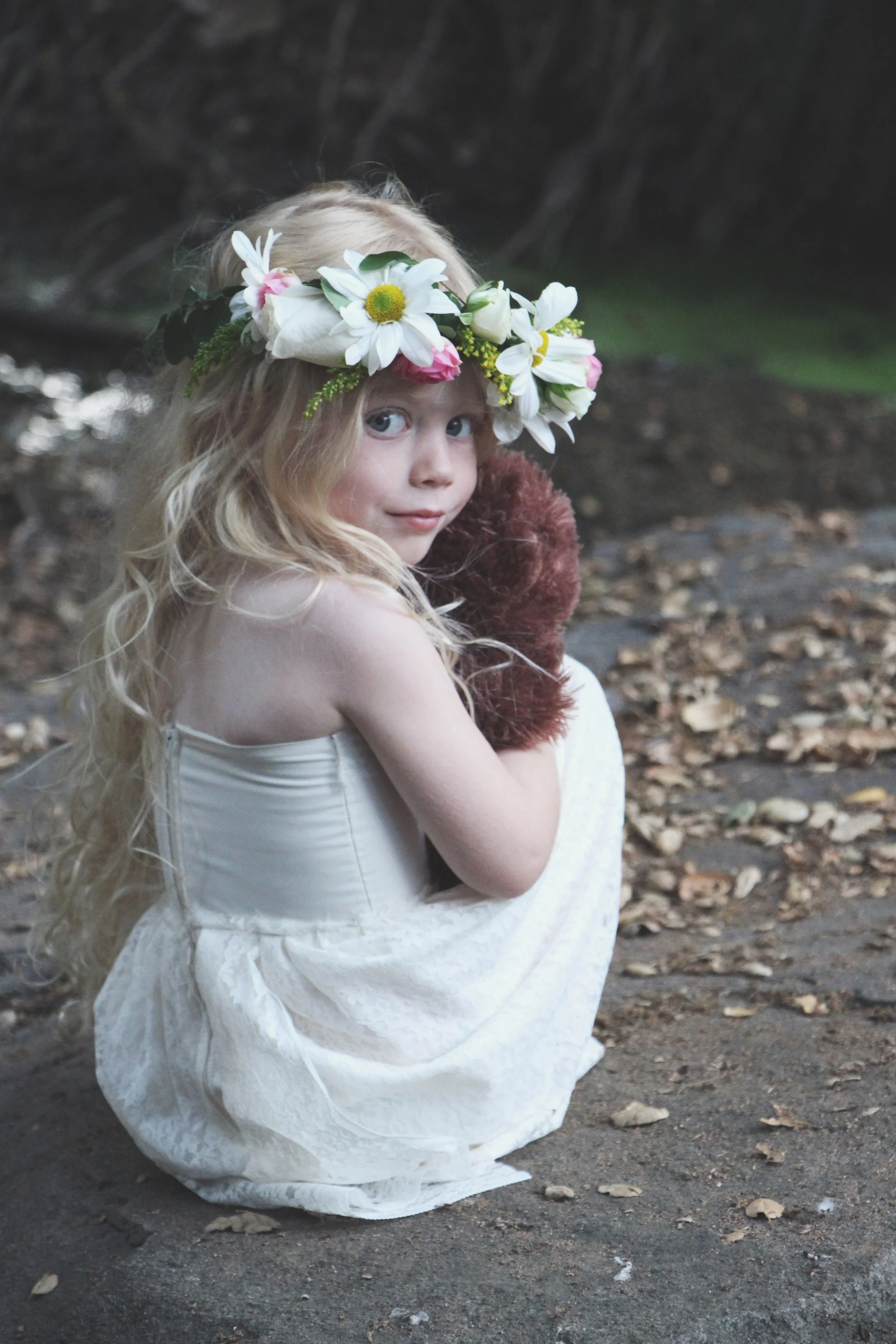 DIY Girls Lace Dress via Needles + Leaves