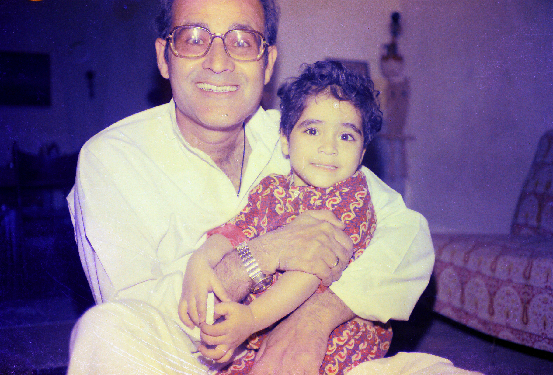 Me and my father in, I think, 1980. I would have been four years old at the time.