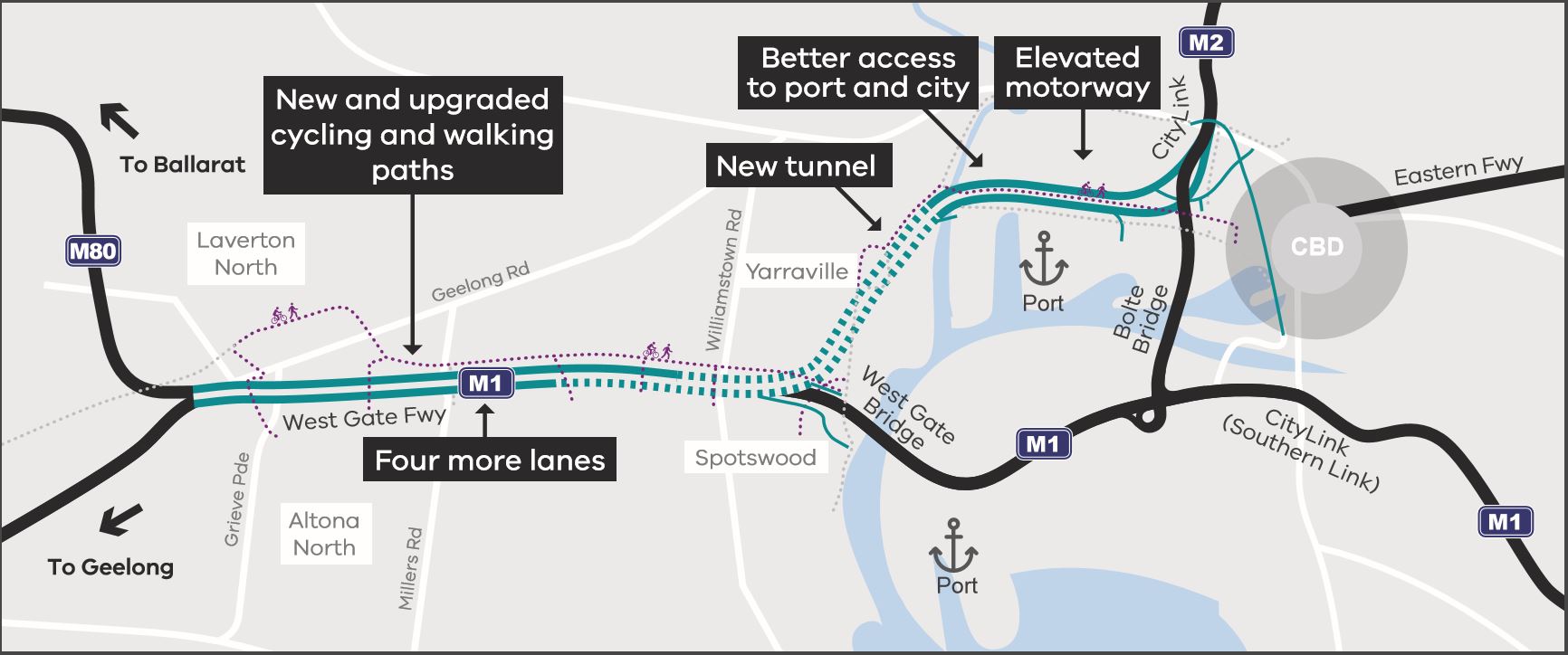Map from WGTP project website .
