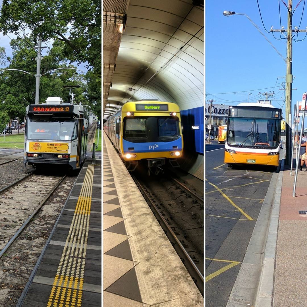  My daily commute in #Melbourne is a public transport trifecta :) @yarratrams @metrotrains @transdev_melb 