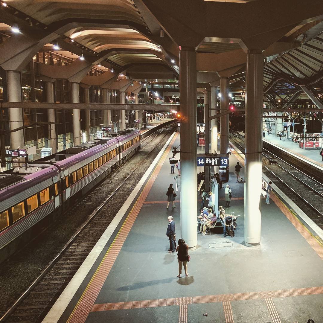  Wednesday night at Southern Cross station #latergram 