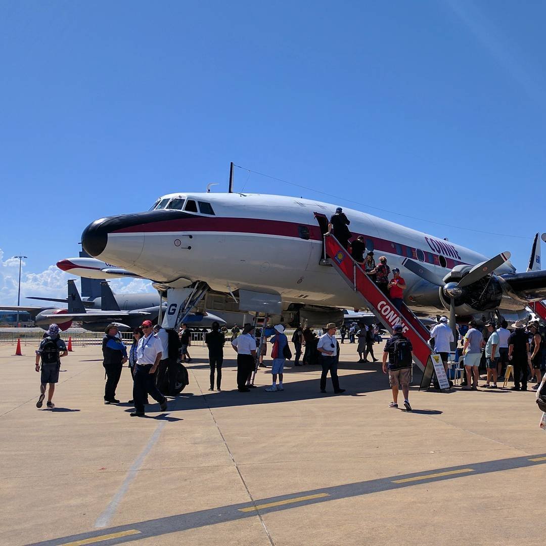  Hello, Connie! @Qantas #Lockheed #SuperConstellation #Airshow2017 