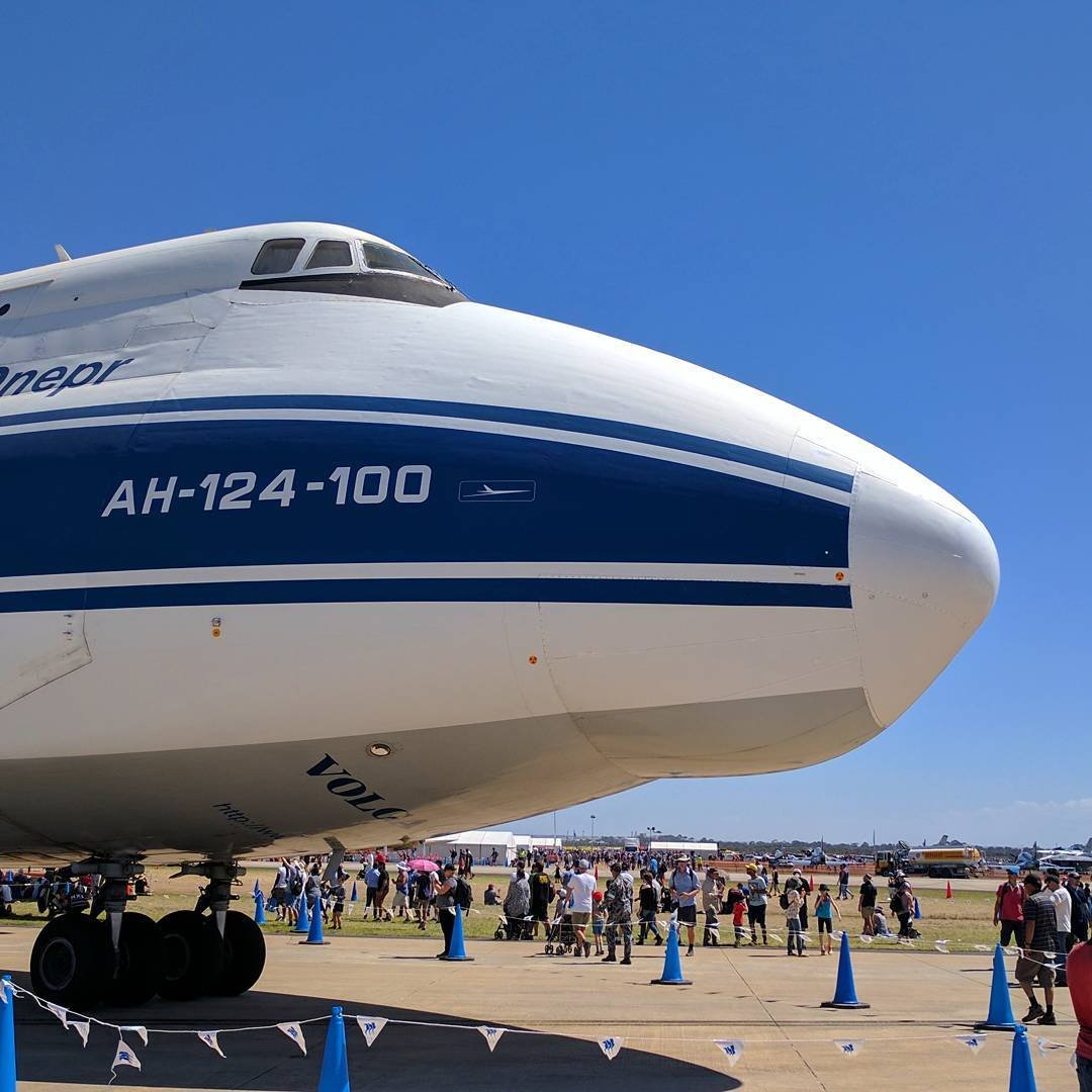  ZOMG! This is such an awesome aircraft! #Antonov #AH124 #Ruslan #Airshow2017 