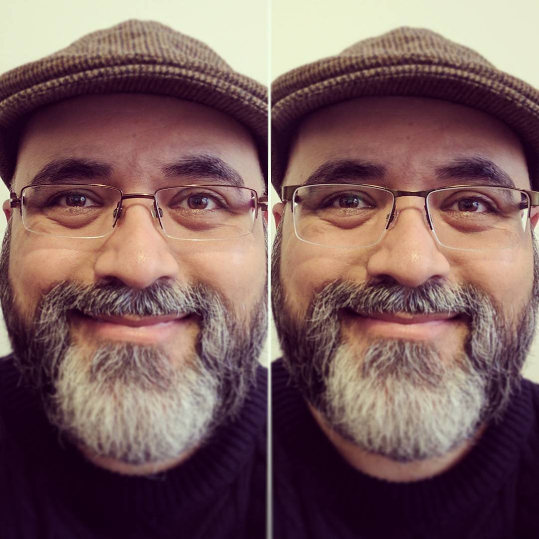  My new glasses (right) may make me look a little older (and maybe wiser?) but at least they're on trend :) 