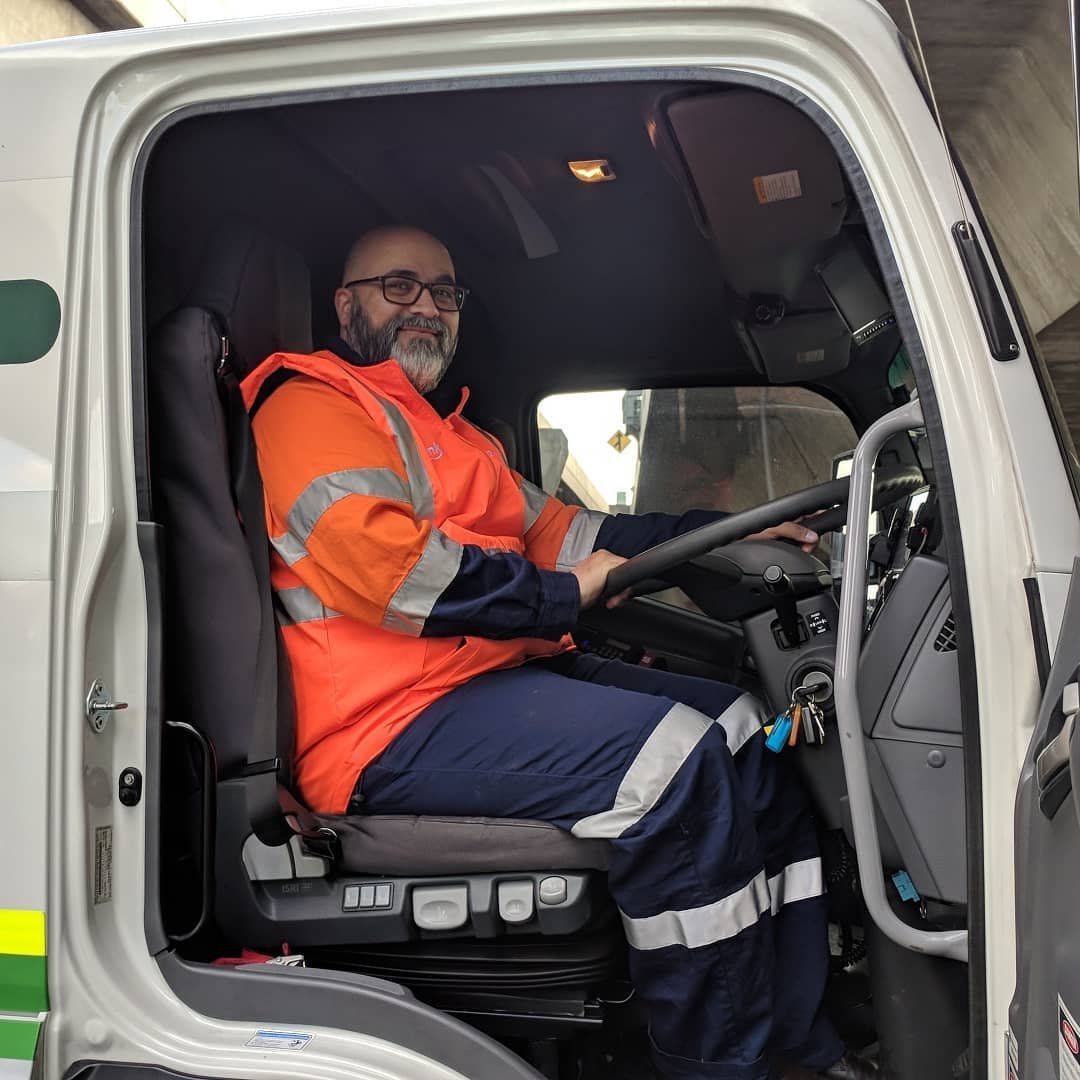  Today was fun! Visited one of our CityLink incident response bases - this one located under the Footscray Road on-ramp. Chatted with the fabulous team there and got to check out our rapid response vehicles. One is a flat-bed for towing cars and smal