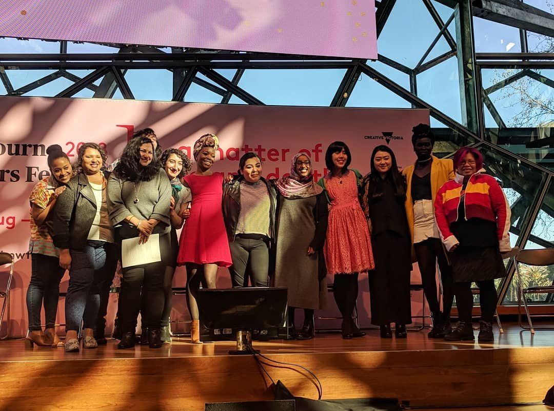  Loved the performances of all these fabulous #WestWriters at the Melbourne Writers Festival this afternoon! #MWF18 