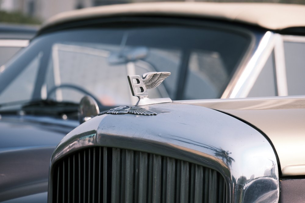 Bentley hood ornament at Antique Car Show Karachi 2024